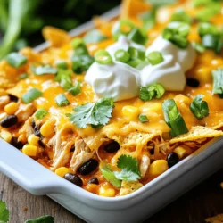 Chicken Taco Casserole Flavorful and Easy Recipe