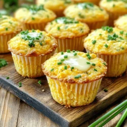 When making savory herb cornbread muffins, it's key to gather fresh, quality ingredients. Here’s what you need for a tasty batch: - 1 cup cornmeal - 1 cup all-purpose flour - 1 tablespoon baking powder - 1 teaspoon salt - 1 teaspoon sugar - ½ teaspoon freshly ground black pepper - 1 teaspoon dried thyme - 1 teaspoon dried rosemary - 1 cup buttermilk (or substitute with milk mixed with a squeeze of lemon juice) - 1 large egg - ¼ cup melted butter (or use olive oil for a lighter option) - ½ cup shredded sharp cheddar cheese - ¼ cup finely chopped fresh chives (or green onions if desired) These ingredients come together to create a rich, savory flavor. Cornmeal gives a lovely texture while the herbs add depth. The cheese and chives provide a nice burst of flavor. Using buttermilk makes the muffins moist and fluffy. For the full recipe, check out the [Full Recipe]. 1. Preheat the Oven: First, heat your oven to 400°F (200°C). This step is key for a nice rise in your muffins. Prepare a muffin tin by lining it with paper liners or greasing it lightly with cooking spray. 2. Mix Dry Ingredients: In a large bowl, combine the cornmeal, all-purpose flour, baking powder, salt, sugar, black pepper, thyme, and rosemary. Use a whisk to blend everything well. This ensures that the flavors mix evenly. 3. Incorporate Wet Ingredients: In another bowl, whisk together the buttermilk, egg, and melted butter. Mix until everything is smooth and combined. This mixture brings moisture to the muffins. 4. Combine Wet and Dry Mixtures: Pour the wet mixture into the dry ingredients. Using a spatula, gently fold these together. Be careful not to overmix; a few lumps are okay. This keeps the muffins light and fluffy. 5. Add Flavor Boosters: Now, fold in the shredded cheddar cheese and chopped chives. This step adds a burst of flavor to your muffins. Make sure the cheese and chives are spread evenly throughout the batter. 6. Fill the Muffin Cups: Using a spoon or ladle, divide the batter among the muffin cups. Fill each cup about two-thirds full. This allows enough space for rising. 7. Bake: Place the muffin tin in your preheated oven. Bake for 15-20 minutes. The muffins are done when a toothpick inserted in the center comes out clean. 8. Cool and Serve: Once baked, take the muffins out of the oven and cool them in the pan for about 5 minutes. After that, transfer them to a wire rack to cool completely. Serve warm for the best flavor! For the complete recipe, check out the Full Recipe section above. Enjoy your baking! - Avoid Overmixing: When you mix the wet and dry ingredients, do it gently. Overmixing makes muffins tough. Stir until just combined. A few lumps are fine! - Choosing the Right Cheddar: Use sharp cheddar for a bold flavor. It adds a nice kick to the muffins. If you prefer milder cheese, feel free to use medium cheddar. - Adjusting Consistency with Milk Alternatives: Buttermilk is best for moisture and tang. If you don't have it, mix regular milk with a squeeze of lemon juice. This mimics buttermilk's tangy taste. - Serving Warm with Butter: Serve your muffins warm for the best taste. Spread a bit of butter on top. It melts and enhances the flavor. - Garnishing Options: For a pop of color, sprinkle extra chopped chives on top. You can also add a dash of paprika for a lovely look and a hint of spice. These tips will help you create the perfect savory herb cornbread muffins. For the full recipe, check out the detailed instructions above! {{image_4}} Using Different Herbs You can switch up the herbs in this recipe. Instead of thyme and rosemary, try using fresh basil or parsley. Each herb gives a unique taste. Mix and match to find your favorite blend. Adding Vegetables or Meats Want to make these muffins heartier? Add cooked vegetables like corn, bell peppers, or zucchini. Chopped cooked bacon or sausage also works great. These additions bring extra flavor and texture. Gluten-Free Adaptation If you need a gluten-free option, use gluten-free all-purpose flour. This swap keeps the muffins fluffy and delicious. Just make sure your cornmeal is also gluten-free. Spices for Extra Kick To give your muffins a spicy twist, add a pinch of cayenne pepper or chili powder. This will wake up your taste buds and add warmth. You can also use smoked paprika for a deeper flavor. Sweet Variations for Dessert For a sweet treat, mix in some honey or maple syrup. You can also fold in chocolate chips or dried fruit like cranberries. This turns the savory muffins into a delightful dessert. Feel free to explore these variations. Each will make your savory herb cornbread muffins unique and fun. Try out the full recipe and enjoy the journey of flavors! To keep your savory herb cornbread muffins fresh, use airtight containers. This helps to lock in moisture and flavor. You can store them at room temperature for up to three days. If you want them to last longer, move them to the fridge. They can stay fresh there for about a week. Just make sure they are in a sealed container to avoid drying out. When it’s time to enjoy your muffins again, reheating is key. The best method for freshness is the oven. Preheat your oven to 350°F (175°C). Place the muffins on a baking sheet and heat for about 10 minutes. This warms them evenly and keeps them soft. If you're in a hurry, you can use the microwave. Heat each muffin for about 15 to 20 seconds. Just be careful not to overheat, or they may turn rubbery. Either way, reheating brings back the flavors and makes them taste freshly baked again. Can I freeze savory herb cornbread muffins? Yes, you can freeze these muffins. Let them cool completely first. Then, wrap each muffin in plastic wrap. Place them in a freezer bag. They last up to three months. How do I make these muffins dairy-free? To make dairy-free muffins, use plant-based milk instead of buttermilk. Mix regular milk with lemon juice or vinegar. This creates a similar effect. You can also replace butter with coconut oil or a dairy-free spread. What should I serve with cornbread muffins? These muffins pair well with soups, stews, or chili. They also work great with salads or as a side for grilled meats. Try them with honey or butter for a sweet twist. What is the best way to tell when they're done? Insert a toothpick into the center of a muffin. If it comes out clean, they are done. You can also check for a golden color on top. The muffins should spring back when lightly pressed. How can I increase the herb flavor in my muffins? To boost the herb flavor, add more fresh herbs like chives or parsley. You can also use fresh thyme and rosemary instead of dried. Experiment with different herbs to find your favorite mix. You learned how to make savory herb cornbread muffins from scratch. The recipe blends cornmeal and flour with herbs for great taste. I shared tips to ensure perfect muffins and ways to adapt them for your needs. Remember to store them well to keep them fresh. You can also try new flavors by swapping ingredients. Enjoy baking and sharing these delicious muffins with friends and family!