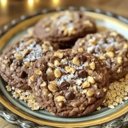 Here are the key ingredients for making no-bake chocolate oatmeal cookies. Each one plays an important role in flavor and texture. - Rolled Oats: Use 1 cup of rolled oats. They give the cookies a chewy texture. - Unsweetened Cocoa Powder: Use 1/2 cup. This adds rich chocolate flavor without extra sugar. - Natural Peanut Butter: Use 1/2 cup. It adds creaminess and binds the cookies together. - Honey or Maple Syrup: Use 1/2 cup. This acts as a sweetener and keeps cookies moist. - Almond Milk (or preferred milk): Use 1/4 cup. This helps to combine the ingredients smoothly. - Unsweetened Shredded Coconut: Use 1/4 cup. It adds a fun texture and coconut flavor. - Pure Vanilla Extract: Use 1/2 teaspoon. This enhances the overall taste of the cookies. - Sea Salt: Just a pinch is enough. It balances the sweetness and brings out flavors. - Optional Toppings: You can add crushed nuts, chocolate chips, or sea salt flakes for extra fun. These ingredients come together to create a delightful treat. For the full recipe, check out the details above. 1. Start by grabbing a medium saucepan. Place it on low heat. 2. Add the natural peanut butter, honey or maple syrup, cocoa powder, almond milk, vanilla extract, and a pinch of sea salt. 3. Stir the mix well for about 3-5 minutes. Heat until it becomes smooth. 4. Make sure there are no lumps left. This will keep your cookies creamy. 1. Once smooth, remove the saucepan from heat. 2. Carefully fold in the rolled oats and shredded coconut. 3. Mix until every piece is covered in the chocolate. This gives each bite great flavor. 1. Let the mix cool a bit so it’s easy to handle. 2. Use a tablespoon to scoop the mixture. Drop it onto a parchment-lined baking sheet. 3. Shape each scoop into a round cookie. Press gently to form nice shapes. 4. If you like, add toppings like crushed nuts, chocolate chips, or sea salt. 5. Put the baking sheet in the fridge for at least 30 minutes. This helps the cookies set. For the full recipe, check the [Full Recipe]. Ensuring Proper Texture and Consistency To get a great texture, you must blend your ingredients well. Heat the peanut butter, honey, and cocoa slowly. This helps them mix nicely. Stir until smooth with no lumps. When adding oats and coconut, fold gently. This keeps the cookies soft and chewy. Cooling Tips Let your mixture cool a bit before shaping. If it's too hot, it can spread too much. After shaping, chill the cookies on a baking sheet for about 30 minutes. This helps them set well and hold their shape. Creative Serving Ideas For a fun look, place your cookies on a bright plate. Dust some shredded coconut around them for a nice touch. You can stack the cookies for height or arrange them in a circle. Pairing Suggestions These cookies taste great with a cold glass of almond milk. You can also try them with a cup of coffee or tea. Their rich chocolate flavor pairs well with many drinks. Overheating Ingredients Be careful not to overheat your mixture. Too much heat can change the texture. It may become too thick or lose its flavor. Always stir on low heat. Not Allowing Cookies to Set Do not skip the chilling step. If you do, your cookies might fall apart. They need time to firm up in the fridge. Make sure to leave them for at least 30 minutes. This will help you enjoy perfect no-bake cookies every time. For the complete recipe, check out the [Full Recipe]. {{image_4}} You can make your no-bake cookies even better with a few simple tweaks. Adding spices like cinnamon or nutmeg can give your cookies a warm, cozy flavor. Just a pinch can transform your treats. You can also incorporate nut butters. Try almond or cashew butter for a tasty twist. Each nut butter adds its unique taste, making every batch special. If you want a vegan option, use maple syrup instead of honey. It works just as well and keeps the cookies sweet. Also, for gluten-free cookies, check that your oats are certified gluten-free. This way, everyone can enjoy these treats, no matter their diet. Don’t stop with the basic recipe! You can add dried fruits like raisins or cranberries for natural sweetness. Seeds like chia or flax seeds can boost nutrition and add a nice crunch. You can also mix different nuts and chocolate types, like dark or white chocolate chips. These small changes make your cookies unique and fun to eat. For the full recipe, check out the detailed guide on making Choco Oat Delight Cookies. To keep your no-bake chocolate oatmeal cookies fresh, use an airtight container. This helps keep them from drying out. Place the cookies in the fridge. They will last there for up to one week. Make sure they are not in direct contact with moisture. If you want to save some for later, freezing works great. Place the cookies in a single layer on a baking sheet. Freeze them until they are solid. Then, transfer them to a freezer bag or container. Remove as much air as possible to prevent freezer burn. To thaw, simply take out the cookies and let them sit at room temperature. They will be ready to eat in about 15 to 30 minutes. These cookies can last for about one week in the fridge. In the freezer, they can stay good for up to three months. Just remember, the longer they sit, the more they may lose flavor and texture. Enjoy them fresh for the best taste! You can tell when no-bake cookies are set by their texture. They should feel firm to the touch and hold their shape. A good test is to gently press a cookie. If it holds its form, it is ready. If it feels mushy or falls apart, give it more time in the fridge. The cooling helps them firm up nicely. Skipping the chilling step is not ideal. Without chilling, your cookies may be too soft. They won’t hold their shape well. The chilling time allows the cookies to set properly, giving them a nice chewy texture. If you rush this step, you might end up with a gooey mess instead of a treat. Yes, there are many alternatives for peanut butter. You can use almond butter, sunflower seed butter, or cashew butter. Each option adds a different flavor. If you have nut allergies, sunflower seed butter is a great choice. Just make sure to pick a nut or seed butter that you enjoy! Absolutely! These cookies can be made in advance. Store them in an airtight container in the fridge. They will stay fresh for up to a week. You can also freeze them for longer storage. If you freeze them, let them thaw in the fridge before enjoying. This way, you always have a sweet treat ready to go. You now know how to make delicious no-bake cookies. We covered the key ingredients, from rolled oats to cocoa powder. I shared step-by-step instructions for mixing, shaping, and chilling. You also learned tips to avoid common mistakes and creative ways to vary your cookies. Remember, you can store these treats for later enjoyment. With these insights, you can create tasty and fun cookies anytime. Enjoy your baking journey!