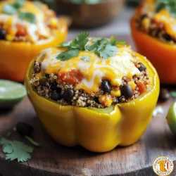 Cheesy Stuffed Bell Peppers Flavorful and Simple Meal