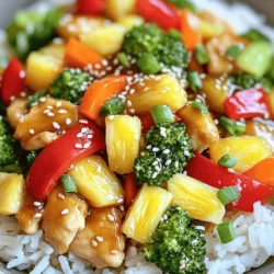 Sweet and Sour Chicken Stir Fry Quick and Easy Recipe