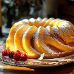 - 2 cups all-purpose flour - 1 ½ teaspoons baking powder - ½ teaspoon baking soda - ½ teaspoon salt - 1 cup unsalted butter, softened - 2 cups granulated sugar - 4 large eggs, at room temperature - 1 teaspoon vanilla extract - 1 teaspoon almond extract - 1 cup sour cream The main ingredients create a rich flavor and soft texture. All-purpose flour forms the base. Baking powder, baking soda, and salt help the cake rise. Butter adds richness, while sugar gives sweetness. Eggs bind everything together. Extracts add unique flavors, and sour cream keeps the cake moist. - ½ cup packed brown sugar - 1 teaspoon ground cinnamon - 1 cup pecans or walnuts, chopped (optional) - Powdered sugar for dusting (optional) Optional ingredients bring extra flavor. Brown sugar and cinnamon create a lovely swirl. Chopped nuts add crunch and depth. A dusting of powdered sugar makes the cake look beautiful. - For a healthier option, use whole wheat flour. - Applesauce can replace butter for fewer calories. - Greek yogurt can stand in for sour cream. - For gluten-free, try almond flour or a gluten-free blend. - Use dairy-free butter and coconut yogurt for dairy-free needs. These substitutions help you tailor the recipe to fit your diet. Each option may change the cake’s taste and texture a bit. Experimenting can lead to new favorites. Always remember, cooking is about personalizing your dishes! For the complete recipe, check [Full Recipe]. 1. Preheat your oven to 350°F (175°C). This ensures even baking. 2. Grease a 10-inch Bundt pan with butter. Dust it with flour to prevent sticking. 3. In a medium bowl, sift together the all-purpose flour, baking powder, baking soda, and salt. Set this aside for later use. 4. In a large bowl, cream the softened butter and granulated sugar. Use an electric mixer at medium speed for about 3-4 minutes. This makes the mixture light and fluffy. 5. Add the eggs one at a time. Mix well after each egg. Stir in the vanilla and almond extracts until well blended. 6. Gradually add the reserved dry ingredients to the wet mixture. Alternate with spoonfuls of sour cream. Start and end with the flour mixture. Mix just until smooth. 7. In a small bowl, mix the packed brown sugar, ground cinnamon, and chopped nuts if you choose to use them. This will be your cinnamon-sugar mixture. 8. Pour half of the cake batter into the prepared Bundt pan. Spread it evenly. 9. Sprinkle the cinnamon-sugar mixture over this layer. Then, gently spoon the remaining batter on top. Smooth the surface. 10. Bake in the preheated oven for 50-60 minutes. Check for doneness by inserting a toothpick into the center. It should come out clean or with a few moist crumbs. Follow these steps for a delicious Sock It To Me Cake. For the full recipe and detailed instructions, check the [Full Recipe]. To make a great Sock It To Me Cake, avoid common baking mistakes. One mistake is not measuring flour correctly. Always spoon flour into the measuring cup, then level it off. This ensures you don’t use too much. Another error is overmixing the batter. Mix just until the ingredients combine to keep the cake light. To achieve a perfect texture, use room temperature ingredients. Cold butter or eggs can lead to a dense cake. Also, check your oven's temperature with a thermometer. Ovens can vary, and baking at the wrong temperature can ruin your cake. For extra flavor, try adding lemon or orange zest. A little citrus can brighten the cake. You can also swap the almond extract with coconut for a tropical twist. If you enjoy spices, add nutmeg or clove to the cinnamon-sugar mix. These flavors add a warm touch. Sour cream is key for moisture. Use full-fat sour cream for the best results. It makes the cake rich and tender. If you can't find sour cream, plain yogurt works too. This keeps the same creamy texture. Slice your cake with a sharp knife. This helps keep the layers neat. Serve each slice on a colorful plate to make it pop. You can dust the top with powdered sugar for a sweet finish. For a creative presentation, add fresh berries on the side. They add color and a fresh taste. You can also serve the cake with whipped cream or a scoop of vanilla ice cream. This makes each bite even more delightful. Want the full recipe? Check out the [Full Recipe] for all the details! {{image_4}} You can change the flavor of your Sock It To Me Cake easily. Adding different extracts can give it a new twist. Try using lemon or orange extract for a fresh taste. You can also add chocolate or fruit to the batter. Chopped apples or cranberries add a nice surprise. These small changes can make your cake exciting and unique. If you want a vegan Sock It To Me Cake, you can swap the eggs. Use flaxseed meal or applesauce instead. Replace the butter with coconut oil or vegan butter. For those watching sugar, use a low-sugar sweetener instead of granulated sugar. This way, you can enjoy a tasty cake that fits your diet. You can adapt your Sock It To Me Cake for the seasons. In winter, add spices like nutmeg or ginger for a warm flavor. For holidays, use festive colors and toppings. You can drizzle a glaze made with powdered sugar and eggnog on top for a holiday look. These seasonal touches can make your cake perfect for any occasion. For more details, check out the Full Recipe. After baking your Sock It To Me Cake, cooling it properly is key. Let the cake rest in the pan for about 15 minutes. This helps it hold its shape. Then, turn it out onto a wire rack to cool completely. Cooling evenly keeps the cake moist. For storage, use an airtight container. This keeps the cake fresh longer. Your cake stays fresh at room temperature for about 3 to 4 days. If you want to keep it longer, freezing is a great option. Wrap the cooled cake tightly in plastic wrap. Place it in a freezer-safe bag or container. To thaw, move it to the fridge overnight. This keeps the texture nice. You can also thaw it at room temperature for a few hours. If you have leftovers, reheating can bring back some joy. The best method is to use the oven. Preheat it to 350°F (175°C). Place slices on a baking sheet and warm for about 10 minutes. This helps to keep the cake soft. Avoid using the microwave, as it can dry out the cake. Enjoy your warm slice with a cup of coffee or tea! To keep your cake from sticking, greasing and flouring the pan well is key. Use unsalted butter to coat the pan. Make sure to cover every part, especially the center and edges. After greasing, sprinkle flour into the pan. Tap it around so the flour sticks. This creates a barrier between the cake and the pan. If you use a Bundt pan, be extra careful in the crevices. Yes, you can make this cake ahead of time. Bake the cake and let it cool completely. Once cool, wrap it tightly in plastic wrap. Store it at room temperature for up to three days. If you want to keep it longer, freeze it. Just make sure to wrap it well to avoid freezer burn. When ready to serve, thaw it in the fridge overnight. If you don’t have sour cream, you can use plain yogurt. It gives a similar tangy flavor and keeps the cake moist. Another option is buttermilk. Use the same amount as the sour cream in the recipe. Cream cheese can work too, but it may make the cake denser. Each of these choices will change the texture slightly, but they will still taste great. Sock It To Me Cake has roots in the 1970s. It became popular during the era of fun and flashy desserts. Some say the name comes from the phrase "sock it to me," which was a popular catchphrase at the time. This cake reflects a time when home baking was a way to show love. Its mix of flavors and textures makes it a classic treat at gatherings. To make a gluten-free Sock It To Me Cake, use a gluten-free flour blend. Look for one that says it can replace all-purpose flour. Brands like Bob's Red Mill or King Arthur Flour offer good options. You can also make your own blend. Combine equal parts almond flour, coconut flour, and tapioca flour. This mix gives a great texture while keeping the cake moist and delicious. In this article, we explored the essentials of making a perfect Sock It To Me Cake. We covered the main and optional ingredients, along with substitutions for health-conscious bakers. You learned the step-by-step instructions for preparation, mixing, and baking. I shared tips to improve flavor and texture, plus variations for different tastes and diets. Remember to store it right for the best shelf life. Now, you're ready to bake a delicious Sock It To Me Cake that delights everyone! Enjoy sharing it with family and friends.