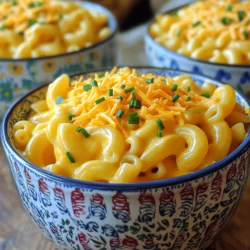 To make this easy and tasty dish, gather these ingredients: - 2 cups elbow macaroni - 4 cups chicken or vegetable broth - 1 teaspoon garlic powder - 1 teaspoon onion powder - 1 teaspoon mustard powder - 2 tablespoons unsalted butter - 2 cups shredded sharp cheddar cheese - 1 cup shredded creamy mozzarella cheese - ½ cup softened cream cheese - Salt and freshly cracked pepper to taste - Freshly chopped chives for garnish (optional) Each ingredient plays an important role in the flavor and texture of the mac and cheese. The elbow macaroni serves as the base, giving it that classic shape. Broth adds depth, while garlic and onion powders give it a savory kick. Mustard powder adds a hint of tanginess. The butter makes it rich, and the mix of cheddar and mozzarella gives it that gooey, cheesy goodness. Cream cheese adds extra creaminess, making every bite smooth. When shopping, I recommend using quality brands for the best taste. For pasta, Barilla is a great choice. Swanson offers flavorful broth that works well. For cheese, Kraft's shredded cheddar and mozzarella are reliable options. Philadelphia cream cheese is a go-to for that perfect texture. Using trusted brands makes a big difference in your dish! Start with 2 cups of elbow macaroni. Place them in the inner pot of your Instant Pot. Then, pour in 4 cups of broth. You can use chicken or vegetable broth based on your choice. Next, add 1 teaspoon each of garlic powder, onion powder, and mustard powder. These spices add great flavor. Stir everything gently to mix the seasonings well. This step ensures that every bite is tasty. Now, it’s time to cook! Secure the lid on the Instant Pot. Make sure the steam release valve is set to sealing. Select the Manual or Pressure Cook setting. Adjust the timer to 4 minutes. When the timer goes off, do a quick release of the pressure. Turn the valve to venting carefully. Be cautious of the hot steam! Once the steam is gone, open the lid. Give the macaroni a good stir. It may look watery, but that’s okay. The liquid will thicken with cheese. Now comes the best part—adding cheese! Add 2 tablespoons of unsalted butter first. Next, mix in 2 cups of shredded sharp cheddar cheese and 1 cup of shredded mozzarella cheese. Then, include ½ cup of softened cream cheese. Stir vigorously until all the cheese melts and combines with the pasta. Taste your mac and cheese and season with salt and cracked pepper. If it seems thick, add a splash more broth or milk. Serve hot and garnish with chopped chives for color. Enjoy your creamy dish straight from the pot! You can find the Full Recipe here for more details. To make your mac and cheese super creamy, use a mix of cheeses. Sharp cheddar gives a nice tang, while mozzarella adds a smooth texture. Cream cheese is key too; it acts like a magic cream-maker. If you want it even creamier, stir in a splash of milk or more broth after cooking. This simple trick keeps your dish luscious and rich. One common mistake is overcooking the pasta. Cooking it for just four minutes is perfect. If you cook it too long, it turns mushy. Another mistake is not releasing the steam correctly. Always do a quick release after cooking. This helps the pasta keep its shape and texture. Finally, don’t skip tasting before serving. Adjust the salt and pepper to fit your taste. For a fun twist, serve your mac and cheese in cute bowls. You can top it with extra cheese or crunchy breadcrumbs. Adding a sprinkle of fresh herbs like chives really brightens the dish. If you want to make it a meal, serve it with a side salad or grilled veggies. These pair nicely with the creamy flavors of the mac and cheese. {{image_4}} You can mix up the cheese in your mac and cheese. Cheddar is great, but try these: - Gouda adds a nice smokiness. - Pepper jack gives a spicy kick. - Fontina melts beautifully and is creamy. - Parmesan adds a sharp, salty taste. Feel free to blend two or more types for a unique flavor! If you want to make healthier choices, consider these swaps: - Use whole grain macaroni for added fiber. - Swap low-fat cheese for regular cheese to cut calories. - Replace butter with olive oil for a heart-healthy fat. - Choose unsweetened almond milk instead of cream for a lighter option. These changes can boost nutrition while keeping your dish tasty. Boost the taste of your mac and cheese with fun extras. Here are some ideas: - Add cooked bacon or ham for a savory touch. - Toss in steamed broccoli or spinach for color and nutrients. - Stir in salsa for a zesty kick. - Sprinkle smoked paprika or cayenne for a bit of heat. These simple enhancements can turn your dish into something special. To store your leftover mac and cheese, let it cool first. Then, place it in an airtight container. You can keep it in the fridge for up to three days. It’s best to eat it fresh, but you can save some for later. When you are ready to enjoy your leftovers, use the microwave or the stove. If using a microwave, heat in short bursts. Stir in between to heat evenly. If you use the stove, warm it on low heat. Add a splash of milk or broth to make it creamy again. You can freeze mac and cheese for future meals. Just make sure it cools completely. Transfer it to a freezer-safe container. It will last for up to three months. When ready to eat, thaw it in the fridge overnight before reheating. Enjoy your delicious meal anytime! It takes about 20 minutes to make Instant Pot Mac and Cheese. This includes 10 minutes for prep and 4 minutes of cook time. The rest is for pressure building and quick release. It’s super fast and easy! Yes, you can use gluten-free pasta. Just remember to adjust the cook time. Gluten-free pasta usually cooks faster. Check the package for specific timing to avoid mushy pasta. You can add many tasty things! Here are some great options: - Cooked bacon or pancetta for a smoky flavor. - Diced tomatoes for freshness. - Jalapeños for some heat. - Spinach for added nutrients. - A sprinkle of paprika for depth. Feel free to get creative with your mix-ins! Each addition can make your mac and cheese unique and fun. Check the Full Recipe for the base you’ll need to start. This post covered how to make Instant Pot Mac and Cheese from start to finish. We explored key ingredients and suggested brands that make cooking easier. I shared step-by-step instructions for prepping, cooking, and mixing in cheeses. You can perfect your dish with tips on creaminess and common mistakes to avoid. We also looked at tasty variations, storage info, and answered common questions. Now, you can enjoy this simple, comforting meal any time!