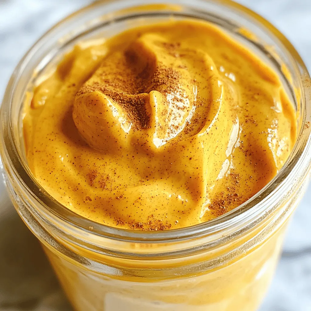 - 1 cup unsweetened almond milk - 1/2 cup canned pumpkin puree - 1/4 cup pure maple syrup - 1 teaspoon vanilla extract - 1 teaspoon pumpkin pie spice - 1/4 teaspoon ground cinnamon - A pinch of sea salt Gathering the right ingredients is key to making the best skinny pumpkin spice coffee creamer. The almond milk gives it a nice base, and the pumpkin puree adds that classic fall flavor. Maple syrup brings in natural sweetness, while vanilla extract enhances the taste. Pumpkin pie spice and cinnamon warm up the mix, making it cozy. A pinch of sea salt balances the flavors perfectly. This creamer is low in calories, perfect for anyone watching their intake. Each serving has about 50 calories, which is far less than many store-bought creamers. Traditional creamers can have 100 calories or more per serving. By choosing this skinny version, you enjoy the rich flavor without the guilt. It’s a win for both your taste buds and your waistline. To make your skinny pumpkin spice coffee creamer, start by gathering your ingredients. You need unsweetened almond milk, canned pumpkin puree, pure maple syrup, vanilla extract, pumpkin pie spice, ground cinnamon, and a pinch of sea salt. Here’s how to mix them: 1. In a medium saucepan, pour in the almond milk and add the pumpkin puree. 2. Place the saucepan over medium heat. 3. Use a whisk to blend the mixture until smooth. Make sure there are no lumps. For a smooth mix, whisk slowly and thoroughly. Remember to keep the heat moderate to avoid burning. Heat it until it's warm but not boiling. This should take about 5 minutes. Straining is key for a nice texture. After heating, remove the saucepan from the heat. Let it cool for a few minutes. Then, pour the creamer through a fine mesh strainer into a clean glass jar. This step removes any lumps. Once strained, let the creamer cool completely before sealing it. An airtight lid keeps it fresh in the fridge for up to 7 days. Shake well before each use, as the ingredients may separate. Serve your cozy creamer in a glass. To enhance the look, sprinkle extra cinnamon on top. You can drizzle a bit of maple syrup for added sweetness. This creamer pairs well with various coffee types. Try it with a rich espresso or a light brew. Each sip will feel like a warm hug on a fall day. For the full recipe, check out the details above! To make your Skinny Pumpkin Spice Coffee Creamer just right, you can adjust the spice levels. If you love a strong flavor, add more pumpkin pie spice or cinnamon. If you want it milder, cut back a bit. It’s all about your taste! You can also experiment with sweetness. If you prefer it sweeter, add more maple syrup. If you want it less sweet, use less or try a sugar-free option. One common mistake is heating the mixture too fast. Heat it slowly on medium heat. This way, it warms evenly and does not boil. Another mistake is not straining the mixture properly. Straining helps remove lumps and gives a smooth texture. Always use a fine mesh strainer to get the best results. For best storage, keep your creamer in a clean glass jar with a tight lid. This keeps it fresh longer. The shelf life is about 7 days in the fridge. Check for signs of spoilage, like an off smell or changes in color. If it looks or smells strange, it’s best to toss it. Always shake it well before using, as the ingredients may separate over time. {{image_4}} If you want to change things up, try different spices. Instead of pumpkin pie spice, use cinnamon, nutmeg, or even cardamom. These spices add warmth and depth. You can also try adding extracts. For a nutty twist, a splash of hazelnut extract works great. It gives your creamer a unique taste that you'll love. For a creamy, dairy-free version, coconut milk is a fantastic choice. It adds a rich flavor and texture. You can also try oat milk or soy milk. Both options give a smooth finish and work well in coffee. Just make sure to use unsweetened versions to keep it light. Maple syrup is my go-to sweetener, but you can switch it out. Agave nectar or stevia are good options too. They keep the flavor without adding too many calories. Natural sweeteners like honey or coconut sugar can also work. Just remember, each sweetener has its own taste, so adjust to fit your liking. Store your Skinny Pumpkin Spice Coffee Creamer in a clean glass jar. An airtight container works best to keep it fresh. Make sure the jar is sealed tightly after each use. This helps keep out air and light, which can spoil the flavor. Always shake the jar well before using, as the ingredients may separate. Can you freeze coffee creamer? Yes, you can freeze it! Freezing is a great way to store extra creamer. Pour the creamer into ice cube trays for easy use later. Once frozen, pop the cubes into a freezer bag. This method makes it easy to thaw just what you need. To thaw, simply leave the cubes in the fridge overnight. You can also microwave them in short bursts. Be careful not to heat too long, as it may curdle. How long does creamer last in the fridge? Your homemade creamer lasts about 7 days in the fridge. For the best taste, use it within the first few days. After that, always check for any signs of spoilage, like off smells or changes in texture. For optimal flavor, aim to enjoy it by the end of the week. This way, you get the most out of every cozy cup! To make this creamer, start by heating almond milk and pumpkin puree together. Use a whisk to mix them well. Next, add maple syrup, vanilla, pumpkin pie spice, cinnamon, and salt. Heat this mix gently for about five minutes, but do not boil. After that, let it cool a bit, then strain it into a jar. This will help keep the texture smooth. Finally, seal the jar and store it in the fridge. You can find the Full Recipe for more details. Yes, this creamer is a good choice for weight loss. Each serving is low in calories, making it a smart option. It uses almond milk, which is lower in calories than regular cream. Plus, the pumpkin puree adds fiber, which helps you feel full. This creamer gives you flavor without a lot of added calories. You can make this creamer ahead of time. It stays fresh in the fridge for up to seven days. Use an airtight jar for the best storage. Just remember to shake it well before using, as ingredients may separate. Making it in advance saves time and lets you enjoy it all week. This blog post shared how to create a delicious skinny pumpkin spice coffee creamer with simple ingredients. You learned about the benefits, step-by-step instructions, and storage tips for freshness. Perfecting your own creamer opens doors to many flavors and options. Remember to have fun while experimenting and avoid common mistakes. Making this creamer can add a cozy touch to your coffee routine while supporting your health goals. Enjoy your tasty creations!