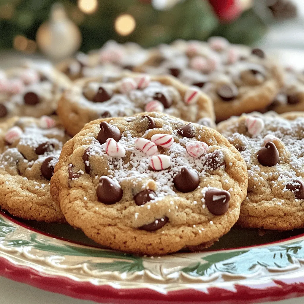 Peppermint Chocolate Chip Cookies Delightful Holiday Treat