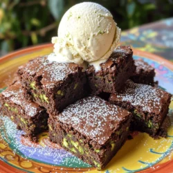 - 1 cup grated zucchini - 1/2 cup unsweetened applesauce - 1/4 cup vegetable oil - 1/2 cup granulated sugar - 1/4 cup firmly packed brown sugar - 1 teaspoon pure vanilla extract - 1 cup all-purpose flour - 1/3 cup unsweetened cocoa powder - 1/2 teaspoon baking soda - 1/4 teaspoon baking powder - 1/4 teaspoon fine salt - 1/2 cup semi-sweet chocolate chips (optional) Zucchini brings moisture and nutrition to brownies. It makes them soft and tasty. Applesauce is another key ingredient. It adds sweetness and keeps calories lower. We use less sugar in this recipe. This makes the brownies a healthier treat for kids. Zucchini is full of good stuff. It has vitamins A and C. It also has fiber. Fiber helps kids feel full longer. Applesauce is a smart swap for oil or eggs. It cuts fat while adding flavor. Using less sugar means kids can enjoy sweets without too much sugar. This recipe balances taste and health. You get a sweet treat that is good for kids. You can find the full recipe above to make these yummy brownies at home. - Wash and grate the zucchini. - Drain excess moisture from the grated zucchini. Start by washing the zucchini under cool water. This step removes dirt and pesticides. Next, use a box grater or food processor to grate the zucchini. Aim for small pieces for even cooking. After grating, place the zucchini in a fine mesh strainer. Let it sit for 5-10 minutes to drain. You can press it gently with a spoon to help remove extra water. This step keeps your brownies from being too soggy. - Combine wet ingredients in a mixing bowl. - Whisk together dry ingredients in a separate bowl. In a large mixing bowl, combine the drained zucchini, applesauce, vegetable oil, granulated sugar, brown sugar, and vanilla extract. Use a whisk or spatula to mix until smooth. This mixture adds moisture and sweetness to your brownies. In another bowl, mix the flour, cocoa powder, baking soda, baking powder, and salt. Whisk these dry ingredients well to ensure even distribution. - Combine mixtures and prepare for baking. - Baking time and temperature details. Now, slowly add the dry mix to the wet mix. Stir gently until just combined. It’s okay if there are a few lumps. If you like, fold in chocolate chips for extra flavor. Pour the batter into a greased 8x8-inch baking pan. Spread it out evenly with a spatula. Bake in a preheated oven at 350°F (175°C) for 25-30 minutes. Check doneness with a toothpick. It should have a few moist crumbs when inserted. Once done, let the brownies cool for at least 10 minutes before slicing. For the full recipe, refer to the previous section. To make your zucchini brownies even better, add spices like cinnamon. A teaspoon will bring warmth and depth to the flavor. When picking zucchini, look for firm ones with shiny skin. Avoid soft or dull zucchini, as they may not taste as good. Mixing the batter is key. You want to mix just until everything is combined. Over-mixing can make brownies tough. If you want fudgy brownies, take them out of the oven when a toothpick comes out with a few moist crumbs. For cake-like brownies, bake a little longer until the toothpick comes out clean. To make the brownies look fun for kids, cut them into shapes or use colorful plates. You can also dust the brownies with powdered sugar for a nice finish. For a special treat, add a scoop of vanilla ice cream on top. This will make the dessert extra yummy and appealing. Enjoy your delicious and nutritious treat using the Full Recipe! {{image_4}} You can make zucchini brownies even better by changing a few ingredients. If you want to skip eggs, use 1/4 cup of unsweetened applesauce for each egg. This keeps the brownies moist and healthy. If you don’t have vegetable oil, you can use melted coconut oil or even yogurt. For a sweeter taste, try using honey or pure maple syrup instead of granulated sugar. Just remember to reduce the liquid in your recipe slightly since honey adds moisture. Want to make your brownies special? Add nuts like walnuts or pecans for a nice crunch. You can also include dried fruits like raisins or cranberries for a sweet twist. If you love chocolate, try using dark chocolate chips or even white chocolate for a unique taste. You can also mix in some peanut butter for a fun flavor combo. Experimenting with these options makes each batch exciting! For those who need gluten-free treats, use almond flour or oat flour instead of all-purpose flour. This change keeps the brownies soft and delicious. To make them vegan, swap out vegetable oil for a plant-based butter and use flaxseed meal mixed with water instead of eggs. These simple swaps help everyone enjoy the tasty zucchini brownies! To keep your zucchini brownies fresh, store them in an airtight container. Place parchment paper between layers to avoid sticking. If you leave them at room temperature, they stay fresh for about 3 days. For longer storage, keep them in the fridge for up to a week. You can freeze your brownies for later enjoyment. First, let the brownies cool completely. Then, cut them into squares. Wrap each square in plastic wrap, then place them in a freezer bag. They can stay frozen for up to 3 months. When you're ready to eat them, take the brownies out of the freezer. Let them thaw in the fridge overnight. To warm them up, place them in the microwave for a few seconds. Enjoy your tasty treat! Yes, you can. If you want to try different flavors, consider using carrots or sweet potatoes. Both add sweetness and moisture. Grated carrots work well in brownies. They also offer a nice texture. Sweet potatoes give a rich taste and a hint of sweetness. Just ensure to drain any excess moisture the same way you do with zucchini. This keeps the brownies from getting too wet. To boost the chocolate flavor, add more cocoa powder. You can increase it up to 1/2 cup. Adding more semi-sweet chocolate chips is also a great idea. Try melting some chocolate and mixing it into the batter. This will create a deeper chocolate taste. You can even sprinkle chocolate chips on top before baking for added richness. Check for a few key signs. First, look at the edges; they should pull away from the sides of the pan. Next, use a toothpick; insert it into the center. It should come out with a few moist crumbs but not wet batter. You can also gently press the top. If it feels set and springs back, they are ready. Keep an eye on the time; baking usually takes 25 to 30 minutes for perfect brownies. These brownies pack flavor and health benefits. You learned about key ingredients, like zucchini and applesauce, which add nutrition. I also shared tips on baking and storage. Feel free to experiment with flavors or substitutes to suit your needs. Remember, these brownies are not just tasty but can fit many diets, too. Enjoy your baking and the delicious results!