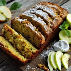 To make this tasty apple zucchini bread, gather these ingredients: - 1 medium zucchini, grated - 1 medium apple, peeled and grated - 1 cup all-purpose flour - 1 cup whole wheat flour - 1 teaspoon baking powder - 1 teaspoon baking soda - 1 teaspoon ground cinnamon - 1/2 teaspoon ground nutmeg - 1/2 teaspoon salt - 3/4 cup granulated sugar (adjust based on desired sweetness) - 1/2 cup packed brown sugar - 2 large eggs - 1/2 cup vegetable oil - 1 teaspoon pure vanilla extract - 1/2 cup chopped walnuts or pecans (optional) - 1/2 cup raisins or chopped dried cranberries (optional) If you need to swap some ingredients, here are good options: - For all-purpose flour, use gluten-free flour. - Applesauce can replace eggs for a moist texture. - Coconut oil works well instead of vegetable oil. - Maple syrup can substitute granulated sugar for a different flavor. - Use chia seeds mixed with water instead of eggs for a vegan option. Choose the best apples and zucchinis for your bread: - Look for zucchinis that feel firm and are smooth. Avoid those with soft spots. - Pick apples that are bright and free of blemishes. Crisp varieties like Granny Smith or Honeycrisp work best. - Smell the apple; a sweet scent means it’s fresh. - For zucchini, check that it is not too large. Smaller zucchinis are more tender and flavorful. - Always wash your fruits and veggies before using them to remove dirt and pesticides. These tips will help you find the best ingredients for your apple zucchini bread. Check out the Full Recipe for more details on how to combine these ingredients for a delicious loaf! Start by gathering all your ingredients. You need fresh zucchini and apples. Grate one medium zucchini and one medium apple. Use a box grater or food processor for this. Next, measure out your dry ingredients. In a medium bowl, mix one cup of all-purpose flour with one cup of whole wheat flour. Add one teaspoon of baking powder, one teaspoon of baking soda, one teaspoon of ground cinnamon, half a teaspoon of ground nutmeg, and half a teaspoon of salt. Whisk these together well. In a large mixing bowl, combine three-fourths cup granulated sugar and half a cup of packed brown sugar. Add two large eggs and beat them until smooth. Pour in half a cup of vegetable oil and one teaspoon of pure vanilla extract. Mix until it's all creamy. Now, gently fold in the grated zucchini and apple, making sure they blend in well. Gradually add the dry mix to the wet mix, stirring gently. Stop mixing as soon as everything is just combined. If you want to add nuts or dried fruit, this is the time. Pour the batter into a greased 9x5 inch loaf pan. Spread it evenly. Place the pan in a preheated oven at 350°F (175°C). Bake for 50 to 60 minutes. Check if it's done by inserting a toothpick into the center. It should come out clean or with a few moist crumbs. After baking, let the bread cool in the pan for about 10 minutes. Then, move it to a wire rack to cool completely. Once cool, slice and enjoy this moist and flavorful loaf! To get a moist and fluffy texture, start with fresh ingredients. Use a medium zucchini and an apple, both grated. Moisture is key, so don’t squeeze the grated zucchini. This will keep your bread soft. Mix your dry and wet ingredients separately first. Then, gently combine them. Overmixing will make your bread dense and tough. Aim for a batter that’s just combined, with some lumps remaining. Avoid using too much flour. This can make the bread dry. Always measure flour correctly by spooning it into the cup and leveling it off. Also, don’t skip the eggs. They add moisture and help bind the ingredients. If you add nuts or dried fruit, fold them in gently to avoid breaking the batter. Lastly, keep an eye on the baking time. Overbaking will lead to a dry loaf. You can boost flavor by adding spices. Try a bit of ginger or cloves along with cinnamon. You can also add vanilla extract or even almond extract for a twist. For texture, consider adding walnuts or pecans. Raisins or dried cranberries bring sweetness and chewiness. These add-ins create layers of flavor that make each bite special. For the full recipe, check out the details I provided earlier. {{image_4}} You can easily make gluten-free apple zucchini bread. Use gluten-free flour blends instead of all-purpose or whole wheat flour. Look for brands that mix different flours for the best texture. You may also want to add xanthan gum to help bind the ingredients together. This will give your bread a better rise and chew. To make this recipe vegan, swap the eggs for flax seeds or applesauce. Mix one tablespoon of ground flaxseed with three tablespoons of water. Let it sit for five minutes to thicken. For the oil, use melted coconut oil or applesauce for moisture. These swaps keep your bread moist and tasty without dairy or eggs. Add seasonal fruits or nuts to make your bread unique. In fall, try adding chopped cranberries or pecans. For a summer twist, mix in fresh blueberries or a dash of lemon zest. You can also use spices like ginger or cardamom for extra warmth. These small changes can make your apple zucchini bread a fun treat all year round! For the complete recipe, check the Full Recipe section. To keep your apple zucchini bread fresh, store it in an airtight container. This helps keep moisture in and prevents it from drying out. You can also wrap the bread in plastic wrap before placing it in the container. If you prefer, you can store it at room temperature for up to three days. If you want to keep it longer, the fridge is a good option. Just remember to seal it well to avoid absorbing other flavors. Freezing is a great way to save your apple zucchini bread for later. First, let the bread cool completely. Then, wrap it tightly in plastic wrap. You can also use aluminum foil for extra protection. Place the wrapped bread into a freezer-safe bag or container. It can last up to three months in the freezer. When you're ready to enjoy it, simply defrost it overnight in the fridge, and then bring it to room temperature. If your apple zucchini bread becomes stale, don't worry! You can quickly revive it. Wrap the bread in a damp paper towel. Then, microwave it for about 10-15 seconds. This will add moisture back into the bread. If you prefer a crispy crust, you can warm it in the oven at 350°F for about 5-10 minutes. Enjoy your fresh-tasting loaf again! You can use flaxseed meal or applesauce as an egg substitute. For flaxseed, mix 1 tablespoon of flaxseed meal with 2.5 tablespoons of water. Let it sit for about 5 minutes until it thickens. For applesauce, use 1/4 cup in place of each egg. Both options maintain moisture and bind the Ingredients well. They work great in this Apple Zucchini Bread recipe. The best way to slice zucchini is to grate it. Grating helps to integrate the zucchini into the batter. It also ensures that the moisture cooks through evenly. Use the large holes of a box grater for a good texture. Avoid chopping it into pieces as this can lead to uneven baking. Grated zucchini blends beautifully with apple in this bread. Dense bread can happen for a few reasons. Overmixing the batter can develop too much gluten. This leads to a chewy texture. To fix it, mix just until the dry and wet Ingredients are combined. Also, check that your baking powder and baking soda are fresh. Old leavening agents can fail to make the bread rise. Apple Zucchini Bread stays fresh for about 3 to 4 days at room temperature. Keep it in an airtight container to avoid drying out. For longer storage, you can freeze it. Wrap the bread tightly in plastic wrap and then in foil. It will last for up to 3 months in the freezer. When ready to eat, thaw it overnight in the fridge before slicing. This article covered everything you need to make great apple zucchini bread. We looked at ingredients, step-by-step instructions, and tips to get it just right. You learned how to pick fresh apples and zucchini, mix the batter, and bake it perfectly. I shared ways to store your bread and fix common problems. With these ideas, you can create different versions and keep your bread fresh. Now you can enjoy this tasty treat any time! Get baking, and enjoy every bite!