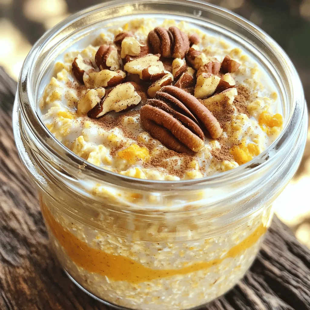 Pumpkin Pie Overnight Oats Tasty and Easy Recipe