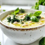 For this soup, you need a few key ingredients that blend well. Here’s what you will need: - 2 cans (15 oz each) cannellini beans, drained and rinsed - 4 cups vegetable broth - 1 cup heavy cream (or coconut cream for a vegan alternative) - 1 tablespoon extra-virgin olive oil - 1 medium onion, finely diced - 3 cloves garlic, minced - 2 cups kale, roughly chopped (stems discarded) - 1 teaspoon dried oregano - 1 teaspoon dried thyme - 1/2 teaspoon red pepper flakes (adjust to your spice preference) - Salt and freshly ground black pepper to taste - Fresh basil leaves, for garnish Using good quality olive oil makes a big difference. It adds flavor and richness. Fresh garlic and onion create a strong base that enhances the soup. The cannellini beans are creamy and filling, making them perfect for this dish. If you have dietary needs, you can easily adjust this recipe. Here are some options: - Use coconut cream for a vegan choice. - Substitute vegetable broth with chicken broth for added flavor. - Swap kale with spinach if you prefer a milder green. - Add chickpeas instead of beans for more protein. These swaps let you enjoy the soup without losing taste. They also cater to different diets. Herbs and spices bring the soup to life. I suggest using: - Fresh basil leaves for garnish, which add a nice touch. - Dried oregano and thyme are key flavors in this soup. - Adjust red pepper flakes based on how spicy you like it. You can also experiment with fresh herbs, like parsley or dill. Fresh herbs brighten the dish and add vibrant flavors. Using the right herbs enhances the overall experience of the soup. Start by heating olive oil in a large pot over medium heat. Once the oil is hot, add the diced onion. Sauté the onion for 5 to 7 minutes. It should turn soft and see-through. After that, add minced garlic and red pepper flakes. Stir this mixture for 1 to 2 minutes. It will smell great, but watch so the garlic doesn’t burn. Next, it’s time to add the main ingredients. Pour in the drained cannellini beans and vegetable broth. Then, add dried oregano, dried thyme, and a good pinch of salt and pepper. Stir everything well. Bring this mix to a gentle simmer. Once it starts simmering, lower the heat. Let it cook uncovered for 15 minutes. This step lets all the flavors blend together. Now, let’s make it creamy! Use an immersion blender to blend the soup. Blend it until it’s smooth but keep some bean chunks for texture. If you don’t have an immersion blender, you can use a regular blender. Just transfer some soup in batches and blend until smooth. After blending, return the soup to the pot. Stir in the heavy cream or coconut cream for a vegan option. Add the chopped kale next. Cook everything over low heat for 5 minutes. This step makes the kale tender and warms the soup through. Before serving, taste your soup. Adjust the salt and pepper as you like. To change the taste of your soup, you can add more herbs or spices. If you love garlic, add extra minced garlic for a bolder flavor. You can also use fresh herbs like basil or parsley. They add freshness and bright notes. For a tangy twist, mix in a splash of lemon juice before serving. Taste as you go to find your perfect balance! For a rich and creamy soup, blending is key. Use an immersion blender to create a smooth base. Leave some whole beans for texture. If you want a thicker soup, let it simmer longer. This lets the flavors deepen and the soup thicken. Always add the heavy cream or coconut cream at the end. This keeps it rich without boiling away its creaminess. Presentation can make your soup even more inviting! Ladle the hot soup into rustic bowls. Add fresh basil leaves on top for a pop of color. A light drizzle of extra-virgin olive oil adds shine. For extra crunch, sprinkle some homemade croutons or grated cheese on top. These small touches make your dish look and taste gourmet! {{image_4}} You can easily make this soup vegan. Just swap heavy cream for coconut cream. The coconut cream adds a rich, creamy texture. It also gives a hint of sweetness that pairs well with the savory flavors. You won’t miss the dairy at all! To make this soup heartier, consider adding protein. Chickpeas are a great option. They blend well and add a nice texture. If you prefer meat, try adding sausage. Slice it up and sauté it with the onions. This adds a savory depth to the soup. Either option boosts the nutritional value and makes the dish more filling. Short on time? Use an Instant Pot for a fast meal. Start by sautéing the onions and garlic using the sauté function. Then, add the beans, broth, and spices. Seal the lid and cook on high pressure for 10 minutes. After it’s done, quick-release the steam. Finally, blend the soup and add the cream and kale. This method saves time without sacrificing flavor. To store leftover creamy Tuscan white bean soup, let it cool first. Then, transfer it to an airtight container. This helps keep the soup fresh. You can store it in the fridge for up to four days. If you want to keep it longer, freezing is a great option. When ready to eat your soup, reheat it on the stove. Pour the soup into a pot and heat over low to medium heat. Stir often. This helps the flavors blend again. If the soup gets too thick, add a splash of vegetable broth or water. You want it creamy, not clumpy! Freezing creamy Tuscan white bean soup is easy. Use freezer-safe containers or bags. Be sure to leave some space for expansion. The soup can last in the freezer for up to three months. When you’re ready to enjoy it, thaw it in the fridge overnight. Then, reheat as mentioned above. This way, you can have a warm, delicious meal ready anytime! Yes, you can use dried beans. First, soak them overnight. Then, cook them until tender before adding to the soup. This will take more time, but it can deepen the flavor. Use about 1 cup of dried beans for this recipe. To add heat, use more red pepper flakes. You can also add diced jalapeños or hot sauce. Start with a small amount and taste as you go. This way, you can find the perfect spice level for you. This soup pairs well with crusty bread or a fresh salad. You can also serve it with homemade croutons for extra crunch. A sprinkle of cheese on top adds flavor too. Enjoy it with a glass of white wine for a nice touch! This blog covers everything about making creamy Tuscan white bean soup. We discussed key ingredients, cooking steps, and tasty variations. Remember to use fresh herbs for the best flavor. Adjust seasonings to fit your taste and enjoy it hot or cold. Store leftovers well to keep its creaminess. With these tips, you can create a soup that impresses every time. Enjoy your cooking adventure!