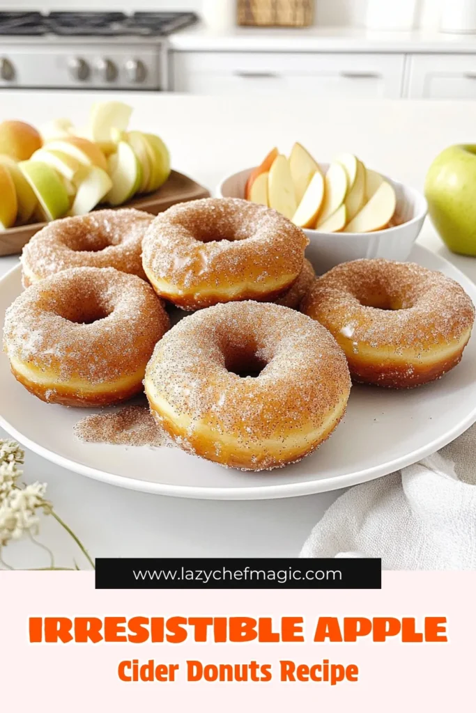 Delight in the flavors of fall with homemade apple cider donuts! This easy recipe combines the warmth of spices and the sweetness of apple cider for a treat that's perfect any time of year. Discover how to make these soft, cinnamon-coated donuts with simple ingredients you probably have at home. Click through for the full recipe and impress your friends and family with this irresistible treat! #AppleCiderDonuts #FallBaking #HomemadeTreats #BakingRecipes