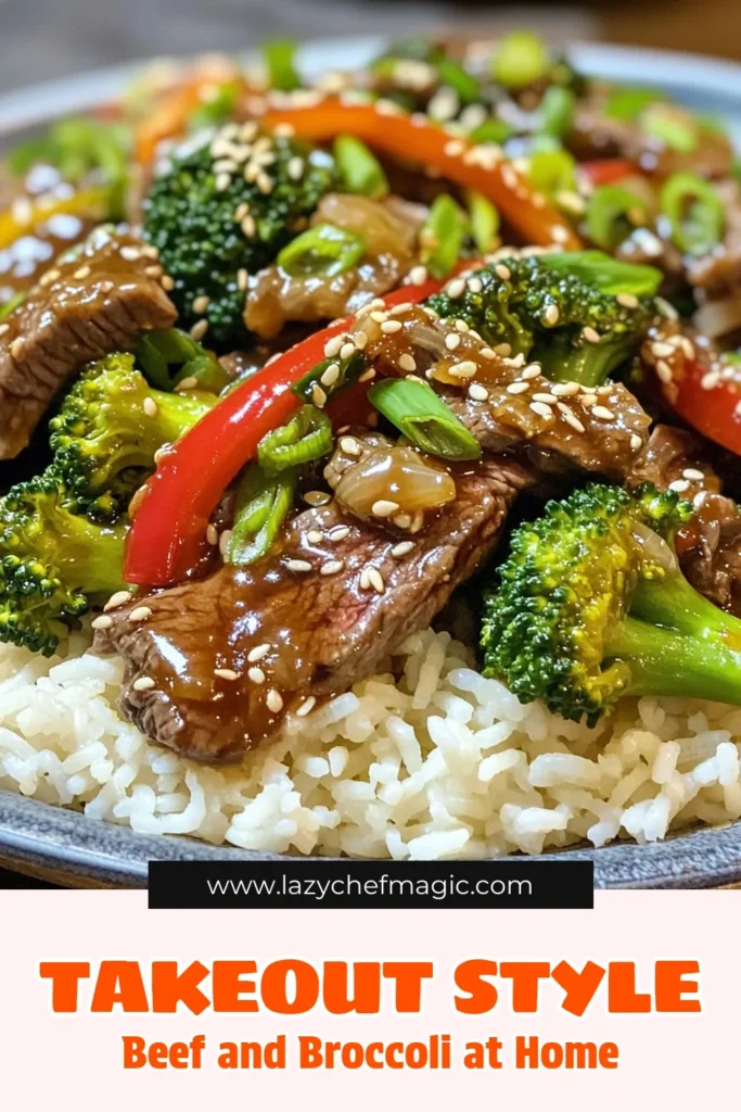 Whip up a delicious and quick dinner with this Better Than Takeout Beef and Broccoli recipe! Packed with tender beef, fresh broccoli, and vibrant bell peppers, this savory dish is ready in just 25 minutes. Perfect for a weeknight meal, it’s sure to impress your family. Add some jasmine rice for a complete meal, and don’t forget the sesame seeds and green onions for that finishing touch. Click to explore the full recipe! #BeefAndBroccoli #HealthyRecipes #QuickDinner #TakeoutAlternative