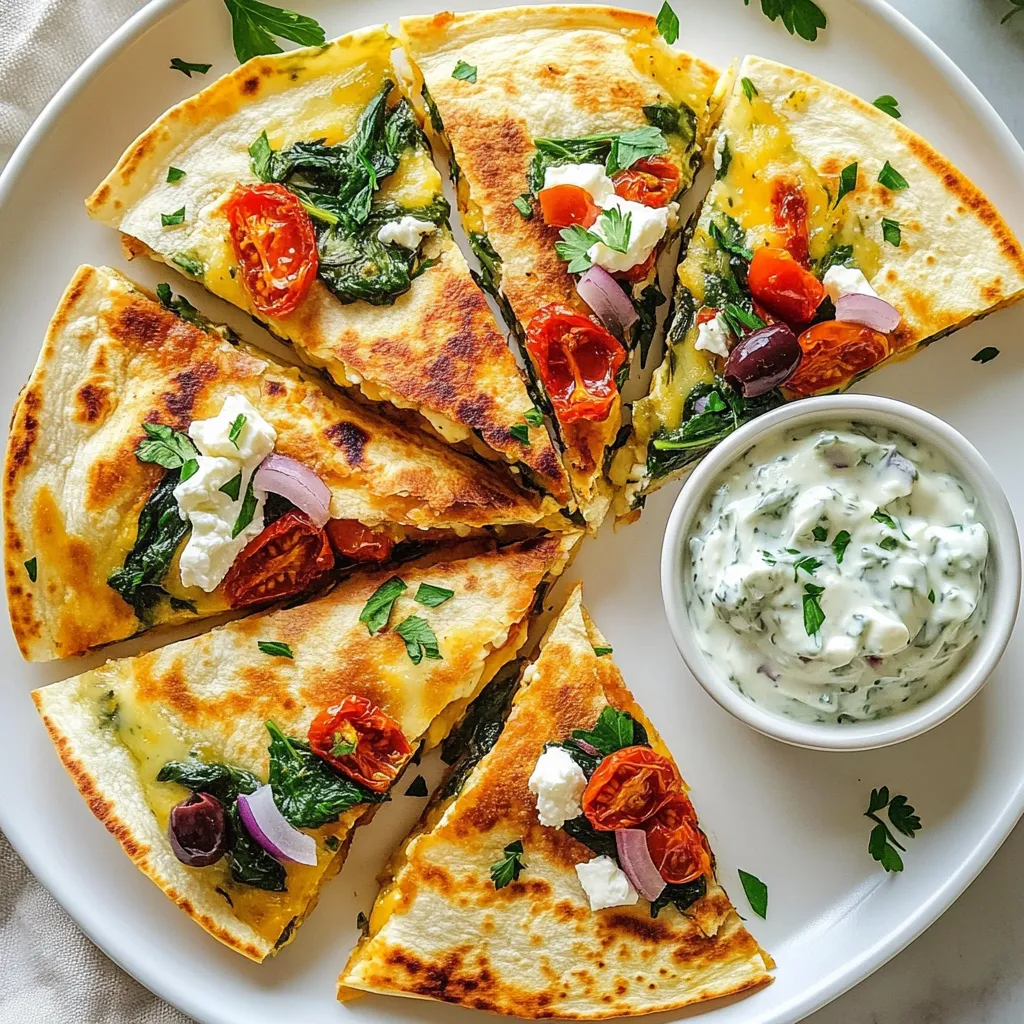 Mediterranean Quesadillas Flavorful and Easy Recipe