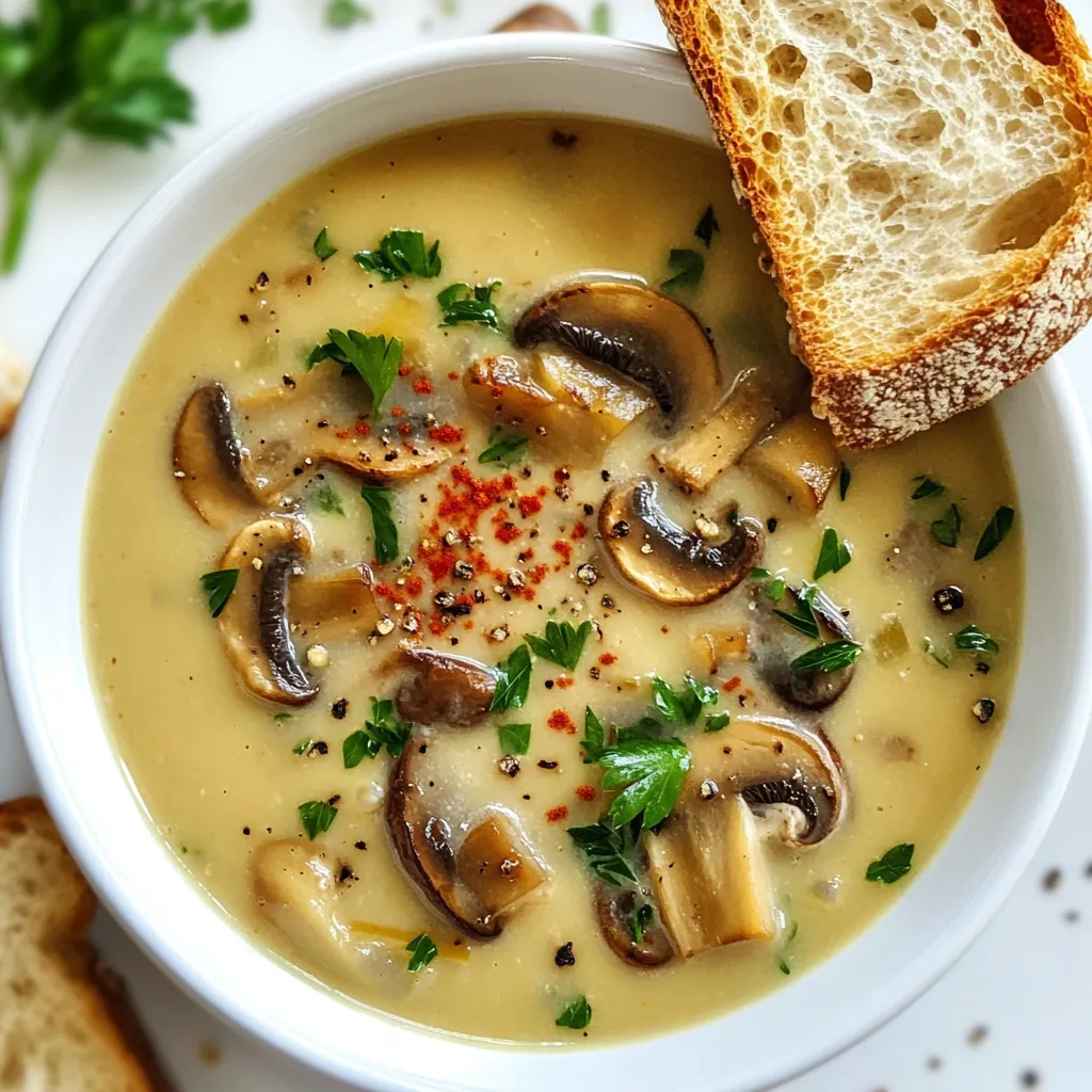 Rustic Hungarian Mushroom Soup Savory and Comforting Delight