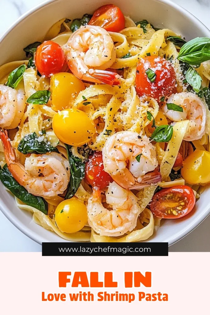 Discover the magic of Marry Me Shrimp Pasta, the perfect creamy shrimp pasta recipe that will leave your loved one swooning! This easy shrimp pasta combines succulent shrimp, fettuccine, and fresh ingredients in a rich sauce that’s ideal for a romantic dinner. Ready in just 30 minutes, this delightful fettuccine shrimp dish is sure to impress. Try this romantic pasta recipe tonight! Save this for later! #ShrimpPasta #PastaRecipe #MarryMeShrimpPasta #EasyDinnerRecipes