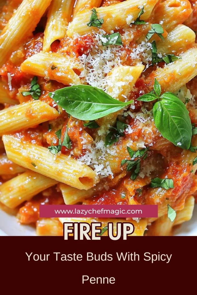 Get ready to spice up your dinner with this delicious spicy penne arrabbiata recipe! Made with penne pasta, fragrant garlic, and a kick of red pepper flakes, this easy arrabbiata sauce is perfect for a quick weeknight meal. Enjoy the bold flavors of this Italian spicy pasta dish, and treat yourself to homemade penne arrabbiata that's sure to impress! Save this recipe for later and elevate your pasta game! #PastaRecipe #DinnerIdeas #ItalianCuisine #HomemadeSauce