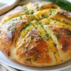 To make Cheddar Herb Soda Bread, you need the right ingredients. Here&rsquo;s a clear list: - 3 cups all-purpose flour: This is the base for the bread. It gives a nice texture. - 1 teaspoon baking soda: This helps the bread rise. It is key for soda bread. - 1 teaspoon salt: Salt adds flavor. It balances the taste of the bread. - 1 cup sharp cheddar cheese, grated: This cheese gives a rich flavor. Grate it finely for good mixing. - 1/2 cup fresh herbs: Use herbs like chives, parsley, or thyme. Chop them finely for the best taste. - 1 1/4 cups buttermilk: This adds moisture. It also gives a slight tang to the bread. - 2 tablespoons unsalted butter, melted: Butter adds richness. It helps make the crust golden. These ingredients work together to create a tasty and simple soda bread. The mix of cheese and herbs brings a wonderful flavor. {{ingredient_image_2}} 1. Preheat your oven. Start by setting your oven to 425&deg;F (220&deg;C). This heat is perfect for baking bread. 2. Prepare your baking sheet. Line it with parchment paper or grease it lightly with butter or cooking spray. This will help the bread not stick. 3. Mix dry ingredients. In a large bowl, add 3 cups of all-purpose flour, 1 teaspoon of baking soda, and 1 teaspoon of salt. Whisk them together well to mix evenly. 4. Incorporate cheese and herbs. Fold in 1 cup of grated sharp cheddar cheese and 1/2 cup of finely chopped fresh herbs. This adds a tasty punch to your bread. 5. Combine wet ingredients. Make a well in the center of the dry mix. Pour in 1 1/4 cups of buttermilk and 2 tablespoons of melted unsalted butter. 6. Form the dough. Use a wooden spoon to stir gently until just combined. Be careful not to over-mix. The dough should feel a bit sticky. 7. Knead the dough. Lightly flour your work surface. Turn the dough out and knead it gently a few times until it holds together. Aim for a rough ball shape. 8. Shape the loaf. Form the dough into a flat round loaf, about 1-2 inches thick. Place it on your prepared baking sheet. 1. Score the dough. Use a sharp knife to make a deep cross on the top of the loaf, about 1/2 inch deep. This helps the bread cook evenly and expand. 2. Bake the bread. Slide your baking sheet into the oven and bake for 25-30 minutes. The bread should turn golden brown and sound hollow when tapped on the bottom. 3. Check for doneness. Once baked, remove the loaf and let it cool on a wire rack for about 10 minutes before slicing. Enjoy the warm, cheesy goodness! For the best flavor in your Cheddar Herb Soda Bread, choose herbs wisely. Fresh chives, parsley, and thyme work wonders. They add a burst of freshness that elevates the bread. You can also try rosemary or dill for a twist. If you want to change the cheese, you have options. Try gouda or mozzarella for a milder taste. Feta adds a nice tang, while pepper jack can spice things up. Each cheese brings its own flair, so feel free to experiment. One key to great soda bread is not over-mixing the dough. Mix just until the ingredients come together. This keeps the bread tender and light. If you mix too much, your bread can turn out dense. To achieve a perfect crust, shape the dough gently. Keep it about 1-2 inches thick. Scoring the top helps, too. Make a deep cross with a sharp knife before baking. This allows steam to escape and helps the bread rise beautifully. Pro Tips Use Fresh Herbs: Fresh herbs bring a vibrant flavor to the bread. Consider using a combination of your favorites for a more complex taste. Check the Cheese: Use a sharp cheddar for a stronger flavor. You can also experiment with other cheeses like Gruy&egrave;re or feta for a unique twist. Avoid Over-Mixing: Be careful not to over-mix the dough. This will keep the bread light and fluffy rather than dense and chewy. Serve Warm: Enjoy the bread warm right out of the oven, complemented by herbed butter or olive oil for a delightful experience. {{image_4}} You can easily tweak this recipe to fit your needs. If you need a gluten-free option, use a gluten-free flour blend. Many brands work well in baking. Just check the package for the right amount to use. For those who avoid dairy, substitute buttermilk with a mix of plant milk and vinegar. This gives a similar tang. You can also use coconut oil or a vegan butter alternative instead of regular butter. These swaps keep the bread tasty and moist. Want to spice things up? Add chopped jalape&ntilde;os or red pepper flakes to the dough. These will give your bread a nice kick. You can also mix in spices like cumin or smoked paprika for an extra flavor boost. If you prefer something sweet, try adding honey to the dough. You can also mix in dried fruits like cranberries or raisins. These will add a lovely sweetness to each bite. Experimenting with flavors makes this bread even more fun to make! To keep your Cheddar Herb Soda Bread fresh, store it in a cool, dry place. Wrap the bread in a clean kitchen towel or place it in a paper bag. This helps the bread breathe and keeps the crust crunchy. If you want to keep it longer, use an airtight container. This method keeps the bread soft but may soften the crust a bit. Both ways work, but choose based on your texture preference. To enjoy your soda bread warm again, use the oven. Preheat it to 350&deg;F (175&deg;C). Wrap the bread in foil and heat for about 10-15 minutes. This method warms the bread evenly and keeps it moist. If the bread feels stale, you can refresh it. Lightly sprinkle the loaf with water. Then, wrap it in foil and heat in the oven for about 10 minutes. This trick adds moisture back into the bread, making it soft again. Soda bread is a simple bread made without yeast. It uses baking soda as a leavening agent. The baking soda reacts with buttermilk to create air bubbles. This gives the bread its light texture. It is quick to make and doesn't need long rising times. Yes, you can freeze Cheddar Herb Soda Bread. First, let it cool completely. Then, wrap it tightly in plastic wrap. After that, place it in a freezer bag. It can last for up to three months in the freezer. To enjoy, simply thaw it in the fridge or at room temperature. You can check if the bread is fully baked by tapping the bottom. If it sounds hollow, it is done. You can also check the color. The bread should be a golden brown. If you have a thermometer, the inside should reach 190&deg;F (88&deg;C). Cheddar Herb Soda Bread pairs well with many things. You can serve it warm with herbed butter. Olive oil for dipping is also a great choice. It goes well with soups or stews, adding flavor and texture. You can even enjoy it with cheese or jam for a snack. This article covered how to make Cheddar Herb Soda Bread. You learned about key ingredients, from flour to buttermilk. We went through the steps, from mixing to baking. I shared tips for enhancing flavor and texture. You can even try variations for different tastes. Remember, baking is fun and allows for creativity. Enjoy making your soda bread any way you like!