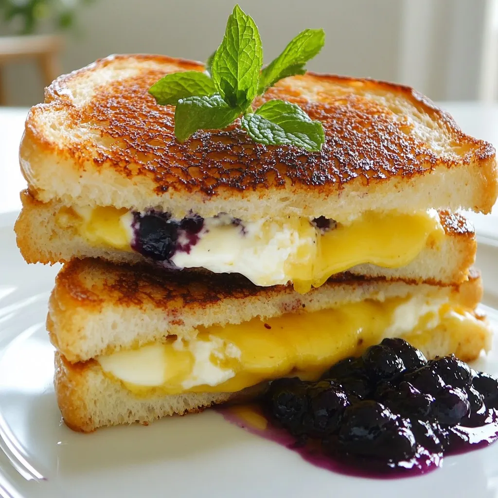 Blueberry Grilled Cheese Delightful and Tasty Recipe