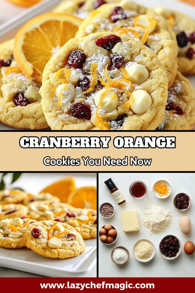 Delight your holiday season with these scrumptious cranberry orange cookies! This easy recipe combines zesty orange and sweet cranberries for soft, chewy cookies, perfect for festive dessert ideas. Consider adding white chocolate for an extra touch of sweetness. Ideal for your holiday cookie recipes, these cookies will surely impress at any gathering. Try them out and share your creations! #CranberryOrangeCookies #HolidayBaking #FestiveTreats #CookieRecipes