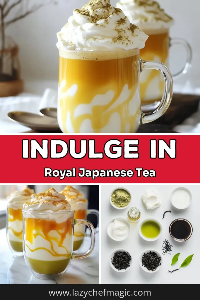 Indulge in the creamy delight of Royal Japanese Milk Tea, a soothing blend of Assam black tea, evaporated milk, and sweetened condensed milk. This Japanese milk tea recipe is perfect for anyone looking to explore a luxurious tea experience. Whether hot or iced, it's a refreshing treat for any occasion. Try it today and elevate your tea game! Save this Japanese milk tea recipe for your next cozy gathering! #RoyalJapaneseMilkTea #JapaneseMilkTeaRecipe #AssamBlackTea #TeaWithCondensedMilk