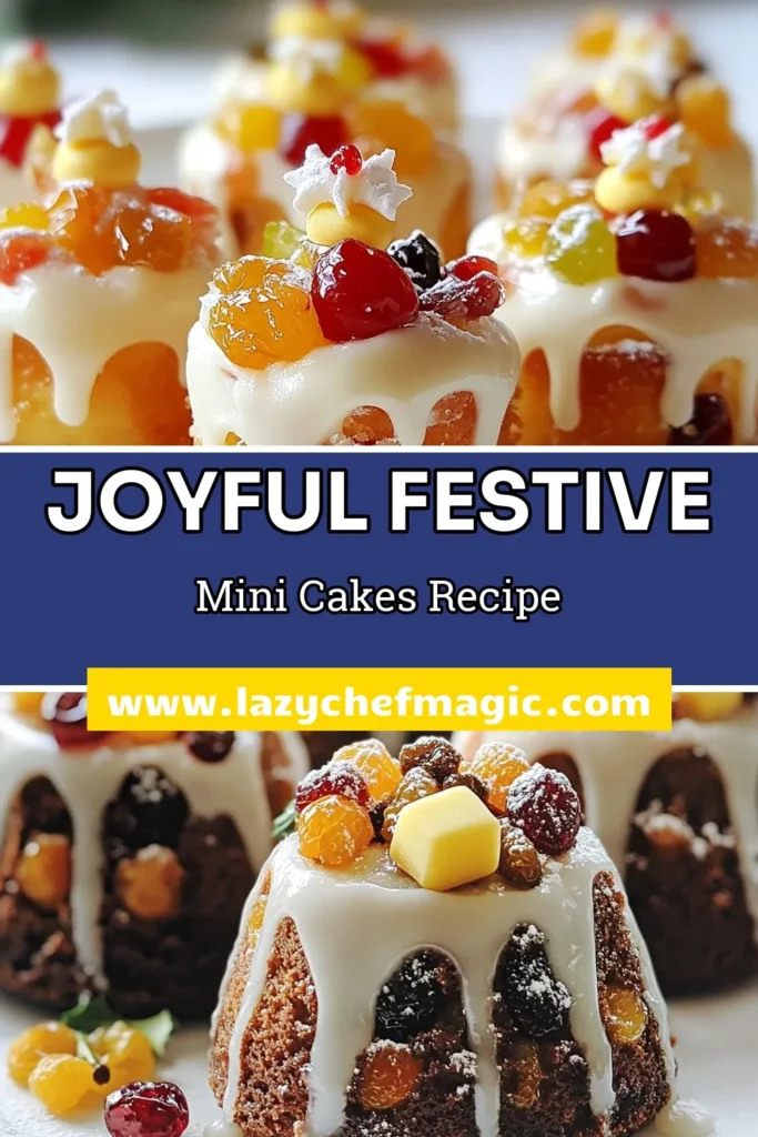 Discover the joy of holiday baking with these delightful Mary Berry Mini Christmas Cakes! Perfectly portioned and packed with dried fruit, this easy festive cake recipe is a must-have for your Christmas dessert table. With just 20 minutes of prep, you can create these charming mini Christmas cakes that bring festive cheer to any gathering. Don't miss out on this delicious recipe - save it for your holiday baking! #MiniChristmasCakes #FestiveBaking #HolidayRecipes #EasyDesserts