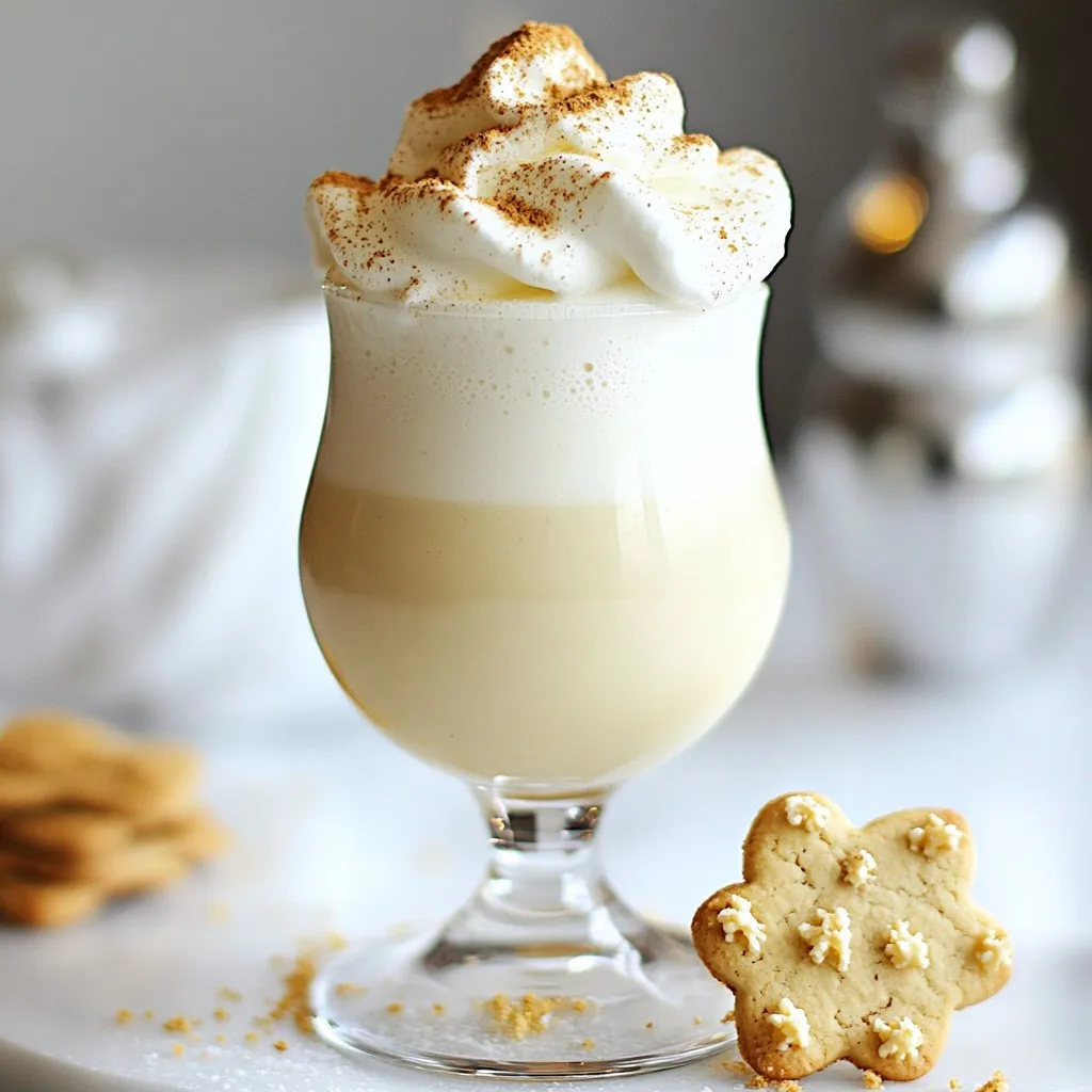 Weekend Sugar Cookie Eggnog Cocktail Festive Treat