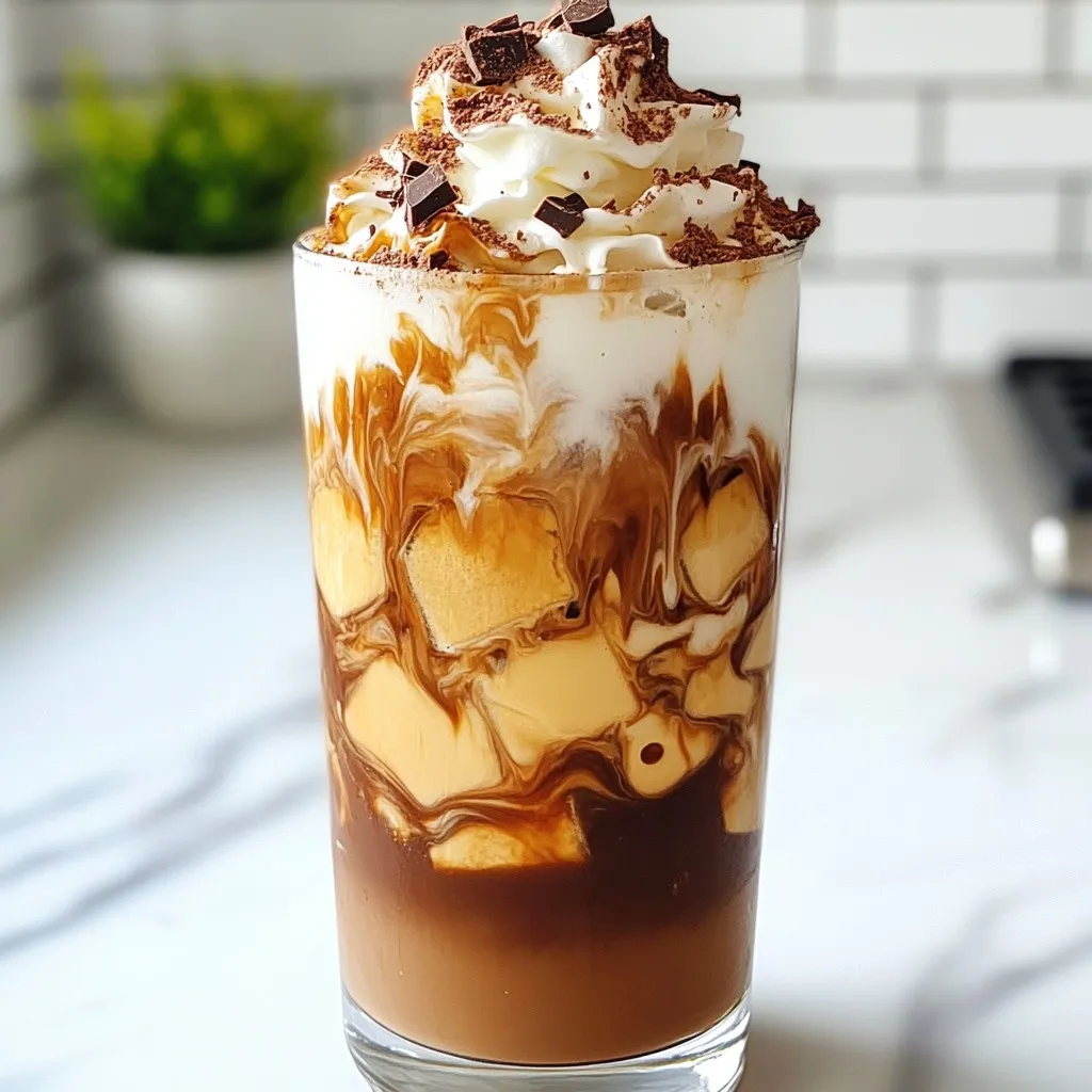 Minute Iced Mocha Latte Quick and Easy Recipe