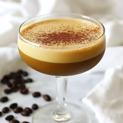 - Freshly brewed espresso - Cold coffee - Chocolate syrup - Vanilla syrup - Milk or dairy-free alternative - Ice cubes - Optional garnish: cocoa powder or grated chocolate To make a Baileys Espresso Martini, you need a few simple ingredients. Each one adds flavor and texture. 1. Freshly brewed espresso: This is the heart of your drink. It gives that rich coffee taste. Brew one shot, about one ounce. Let it cool for a bit. 2. Cold coffee: Use one cup of cold coffee. You can brew it ahead of time. Let it chill in the fridge. This helps keep your drink cool and refreshing. 3. Chocolate syrup: One tablespoon adds sweetness and depth. It pairs well with coffee flavors. 4. Vanilla syrup: Another tablespoon brings a warm, sweet touch. It balances the drink nicely. 5. Milk or dairy-free alternative: Two tablespoons of milk smooths the drink. You can choose almond, oat, or soy milk if you like. 6. Ice cubes: These chill your drink. They also help mix the flavors well. 7. Optional garnish: Cocoa powder or grated chocolate makes your drink look fancy. It adds a nice touch on top. Gather these ingredients for a delicious Baileys Espresso Martini. Each one plays an important role in the overall flavor. Enjoy the rich mix of coffee and sweetness in every sip! {{ingredient_image_2}} Start with good beans. Use fresh coffee beans for the best taste. Grind them just before brewing. This keeps your espresso full of flavor. Aim for about one ounce of espresso. Brew it strong and rich. Once brewed, let it cool for a few minutes. This is key for a smooth drink. Hot espresso can melt ice and water down your mocktail. Take your cooled espresso and grab a shaker. Add the espresso, cold coffee, chocolate syrup, vanilla syrup, and milk. Each ingredient plays a part in the flavor. The chocolate and vanilla add sweetness. The milk makes it creamy. Fill the shaker with ice cubes. This chills the drink and brings it together nicely. Now for the fun part! Secure the lid on the shaker tight. Shake it hard for about 15-20 seconds. You want it nice and frothy. This adds a lovely texture to your drink. After shaking, grab a cocktail glass. Use a strainer to pour the mix into the glass. Leave a little space at the top for garnish. If you like, sprinkle cocoa powder or grated chocolate on top. This adds a sweet finish to your drink. Enjoy it fresh for the best taste! Choosing the right coffee is key to a great Baileys Espresso Martini. I recommend using a dark roast. It gives a bold taste that pairs well with the sweetness. You can experiment with different beans to find your favorite flavor. For sweetness, adjust levels to your liking. Start with one tablespoon of chocolate and vanilla syrup. Taste your mix before serving. Add more syrup if you prefer a sweeter drink. Creative garnishes can make your drink pop. Try garnishing with cocoa powder or grated chocolate. This adds a nice touch to the top. You can also add a chocolate-dipped espresso bean for fun. It looks great and tastes amazing! For serving, choose a fancy cocktail glass. It makes your drink feel special. You could even add a twist of orange peel on the rim for a bright look. Use a sturdy cocktail shaker to mix your drink. A metal shaker is best because it chills the drink well. It also helps create a nice froth. For glassware, a classic cocktail glass works well. Its shape is perfect for showcasing your beautiful mocktail. If you want something different, try a coupe glass for a stylish twist. Pro Tips Use Fresh Espresso: Always brew your espresso fresh for the best flavor. This will enhance the overall taste of your mocktail. Chill Your Ingredients: For a refreshing drink, ensure that your cold coffee and other ingredients are well chilled before mixing. Experiment with Sweetness: Adjust the amount of chocolate and vanilla syrup according to your taste preference for a perfectly balanced sweetness. Garnish Creatively: Add unique garnishes like a chocolate-dipped espresso bean or citrus peel for an elegant presentation that delights all the senses. {{image_4}} You can make this drink even more fun with flavored syrups. Try hazelnut or caramel syrup for a sweet twist. You can also mix in a splash of peppermint syrup during the holiday season. If you want to skip dairy, use almond milk or oat milk for a creamy texture. They work great and add their own unique flavor. To turn your drink into a classic Espresso Martini, add vodka. Use about 1.5 ounces for a nice kick. You can also try coffee liqueur for deeper coffee notes. Adding a splash of rum can give it a tropical flair. Don't be afraid to mix and match to find your perfect blend. Seasonal changes can inspire your drink too. In winter, add a dash of cinnamon or nutmeg for a cozy flavor. For summer, use cold brew coffee instead of regular coffee. This gives it a smoother taste while keeping it cool. Enjoy experimenting with these ideas to create your own version! You can make this Baileys Espresso Martini ahead of time. Batch preparing is easy and fun. Just double or triple the recipe. Mix all the ingredients in a shaker. Chill the mixture in the fridge. You can keep it for up to two days. Just shake it again before serving. Storing ingredients is simple too. Keep your cold coffee in the fridge. Syrups can stay in a cool, dry place. Make sure to check the expiration dates on all items. Freshly brewed espresso is best when used right away. If you have leftover espresso, store it in an airtight container in the fridge. Use it within 24 hours for the best taste. If you have leftover mixture, store it in a sealed container. Place it in the fridge. This way, you can enjoy it later. Just remember to give it a good shake before serving. You can also reuse the ingredients in other recipes. Use leftover cold coffee in iced coffee drinks. Mix the chocolate and vanilla syrups into desserts. They add a sweet twist to smoothies or milkshakes. Don't waste any of your tasty ingredients! You can use almond milk, oat milk, or soy milk. Each option gives a unique flavor. If you want a creamier feel, try coconut milk. It adds a nice twist to the drink. Yes, decaf coffee works well. If you want the taste without the caffeine, decaf is a great choice. Your drink will still taste rich and flavorful. A perfect shot of espresso has a thick, golden crema on top. It should take about 25 to 30 seconds to brew. The color should be a rich brown, not too light or dark. The Baileys Espresso Martini began in the 1980s. A bartender in London created it to mix coffee and vodka. It became popular for its creamy texture and coffee kick. The mix of Baileys with espresso added a new twist. This drink appeals to coffee lovers and cocktail fans alike. This blog post covered all you need to make a tasty espresso cocktail. We went through the ingredients, brewing tips, and how to shake and serve. I shared tricks for the best flavor and ideas for fun variations. You can even make it ahead or store extras. Now, you can impress your friends with your new skills. Enjoy crafting your perfect espresso cocktail!