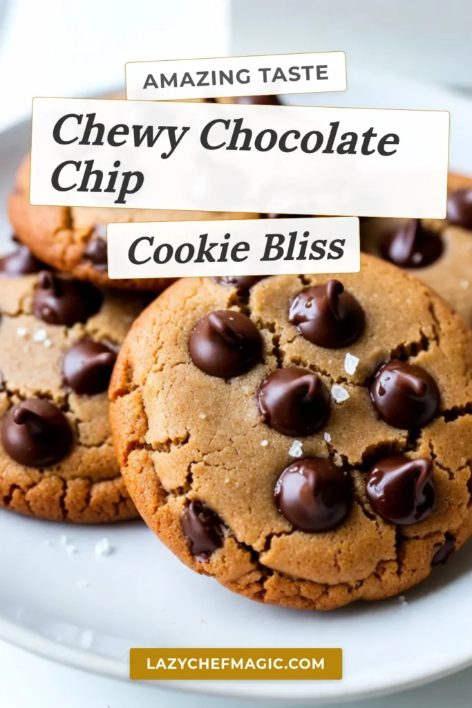 Indulge in the best chewy cookie recipe with these ultimate chewy chocolate chip cookies! This homemade chocolate chip cookie recipe combines rich semisweet chocolate chips and optional walnuts for an irresistible treat. Perfectly soft in the center and golden at the edges, these cookies are a must-try. Ready to bake? Discover the full recipe now and make your kitchen smell heavenly! #ChewyCookies #ChocolateChipCookies #BakingRecipes #CookieLovers