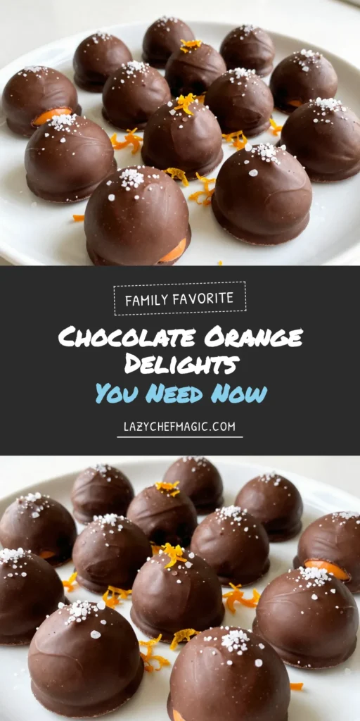 Indulge in the delightful flavors of chocolate orange creams with this easy homemade chocolate candies recipe. Our chocolate covered orange recipe combines zesty citrus with rich chocolate, creating a perfect orange chocolate dessert that will amaze your taste buds. Great for parties or as citrus chocolate treats, these delicious bites are sure to impress! Save this recipe for your next occasion! #ChocolateOrangeCreams #OrangeChocolateDessert #HomemadeChocolateCandies #CitrusChocolateTreats