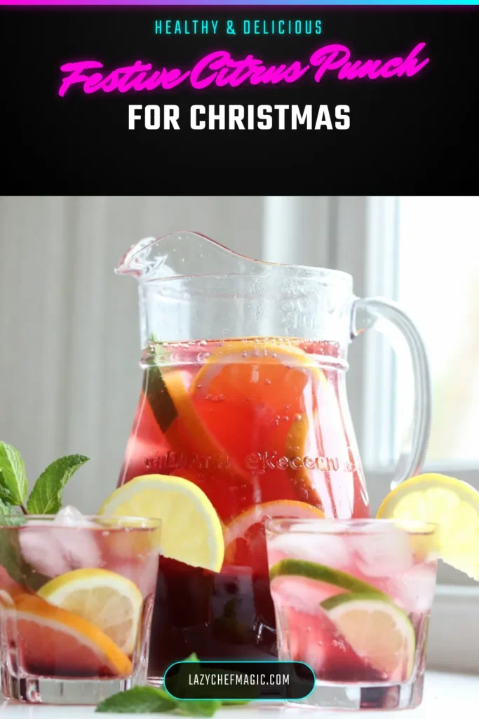 Celebrate the holidays with this delightful Christmas Morning Citrus Punch, a perfect Christmas punch recipe that brings freshness to your festive gatherings. This citrus punch for Christmas combines orange, grapefruit, and cranberry juices for a refreshing fruit punch that everyone will love. Discover more holiday drink recipes and elevate your celebrations with this festive beverage idea. Ready to impress your guests? Try this recipe now! #ChristmasPunch #CitrusPunch #HolidayDrinks #FestiveBeverages