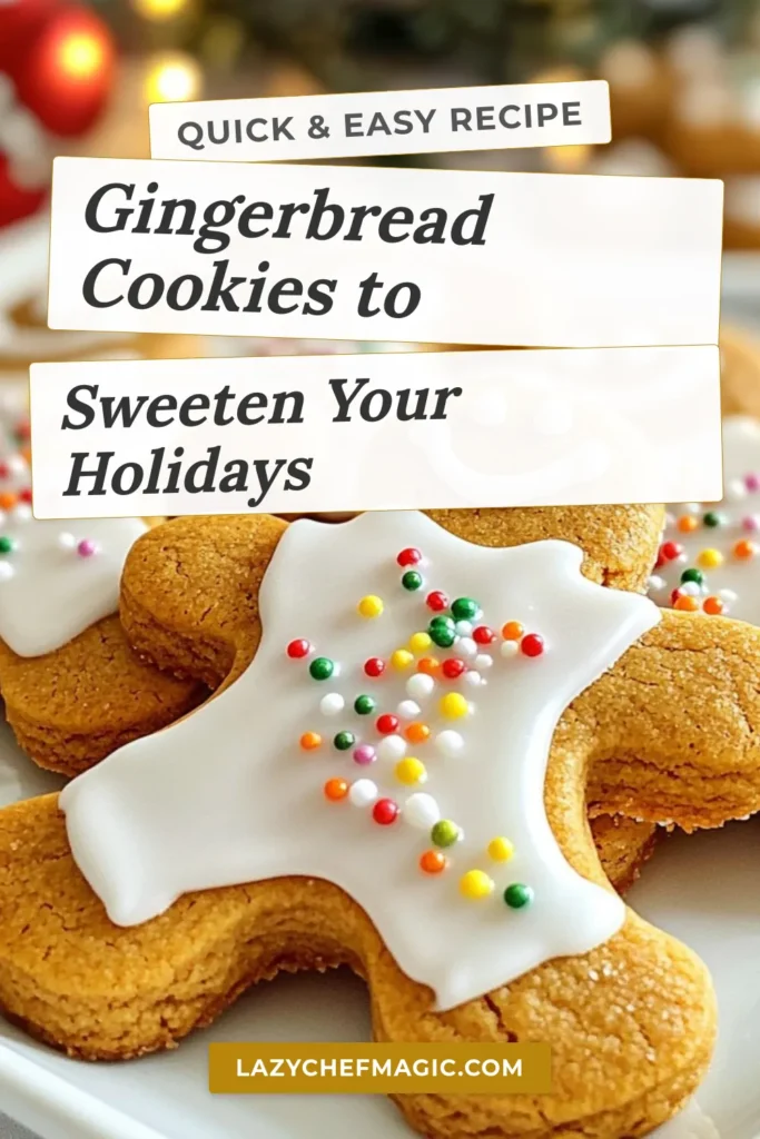 Bring the magic of the holidays into your kitchen with this easy gingerbread cookies recipe! These festive gingerbread cookies are perfect for Christmas baking and will delight your family and friends. With simple ingredients and easy-to-follow instructions, you&rsquo;ll have 24 delicious gingerbread men ready to decorate in no time. Save this recipe to make your holiday cookie recipes extra special! #GingerbreadCookies #HolidayBaking #ChristmasCookies #FestiveRecipes