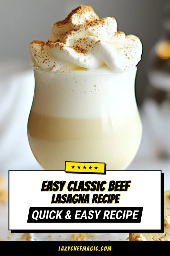 Indulge in the festive spirit with this Weekend Sugar Cookie Eggnog Cocktail! This creamy eggnog drink combines rich eggnog and vanilla almond milk, topped with whipped cream and festive cookie crumbles. Perfect for holiday parties, it's one of the best holiday cocktail recipes you'll find. Try this easy eggnog recipe and elevate your celebrations! Save this for your next gathering! #SugarCookieEggnogCocktail #HolidayCocktailRecipes #EasyEggnogRecipes #FestiveSugarCookieDrinks