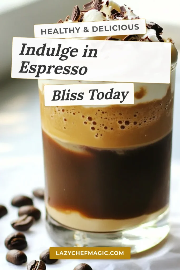 Indulge in this decadent coffee recipe with our Dessert-Style Baileys Espresso Martini! This espresso dessert recipe combines rich espresso and coconut milk for a mouthwatering treat. Topped with luscious whipped cream and dark chocolate shavings, this chocolate espresso beverage is perfect for any occasion. Try this delightful coconut milk espresso drink today and savor the flavor! Save this recipe for your next coffee craving! #EspressoDessert #CoffeeLovers #CoconutMilk #DecadentDesserts