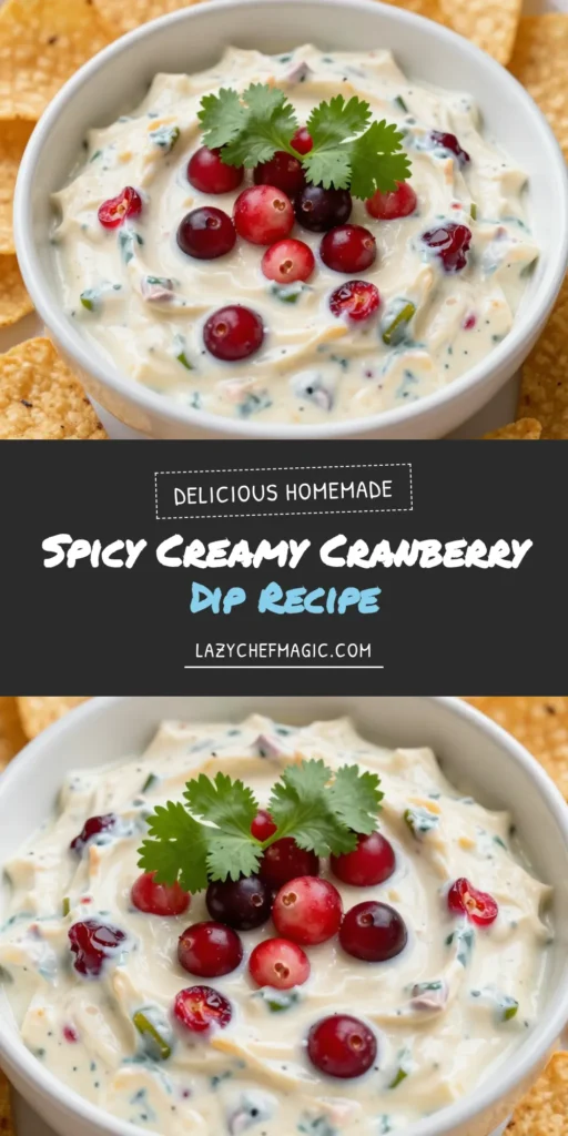 Elevate your holiday gatherings with this delicious Cranberry Jalape&ntilde;o Dip! This Cream Cheese Dip Recipe perfectly balances sweet and spicy, making it a standout Spicy Cranberry Appetizer. Easy to prepare, it&rsquo;s one of the best Holiday Dip Recipes to impress your guests. Serve it with tortilla chips or crackers for a delightful Jalape&ntilde;o Cream Cheese Spread. Don&rsquo;t wait&mdash;try this festive dip today! #CranberryJalape&ntilde;oDip #CreamCheeseDip #SpicyAppetizer #HolidayRecipes