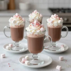 To make this delightful drink, you'll need a few key ingredients: - 2 cups whole milk - 1 cup heavy cream - ⅓ cup unsweetened cocoa powder - &frac12; cup granulated sugar - 1 teaspoon pure vanilla extract - A pinch of fine sea salt These ingredients create a rich base that makes your hot chocolate creamy and flavorful. The cocoa powder gives it that deep chocolate taste, while the sugar balances the flavors perfectly. To elevate your hot chocolate, consider adding these optional ingredients: - &frac12; cup mini marshmallows - &frac14; cup crushed peppermint candies - Edible glitter Mini marshmallows add a fun texture. Crushed peppermint candies give a refreshing twist. Edible glitter is the finishing touch, making your drink sparkle like a snow globe! Presentation is key for this recipe. Use these garnishes to wow your guests: - Whipped cream, for topping - Holiday-shaped cookies or chocolate decorations A generous dollop of whipped cream looks like fresh snow. Adding cookies or chocolate on the rim brings a festive flair. Serve your snow globe hot chocolate in clear mugs to show off all the beautiful layers! {{ingredient_image_2}} First, take your medium saucepan. Pour in 2 cups of whole milk and 1 cup of heavy cream. Set the heat to medium and stir often. Watch for steam but don&rsquo;t let it boil. This step helps keep the milk smooth and tasty. While the milk heats, get a mixing bowl. Add ⅓ cup of unsweetened cocoa powder and &frac12; cup of granulated sugar. Don&rsquo;t forget a pinch of fine sea salt! Mix them well. Now, take a few tablespoons of the hot milk mixture. Pour it into the bowl while you whisk. Keep whisking until you have a smooth chocolate paste. This step builds rich flavor. Once your paste is smooth, pour it back into the saucepan. Stir it into the warm milk and cream. Whisk until everything is mixed and warm throughout. This usually takes a few minutes. Now, remove the saucepan from the heat. Add 1 teaspoon of pure vanilla extract and stir it gently. If you want some magic, add a sprinkle of edible glitter. It makes your hot chocolate sparkle! Next, pour the hot chocolate into clear glass mugs, filling them halfway. Top with whipped cream, making it puff up high. Then, sprinkle mini marshmallows and crushed peppermint candies on top. This creates a snowy look inside your mugs. Finally, add holiday-shaped cookies or chocolate decorations for a festive touch. Enjoy your cozy night with this warm treat! To keep your milk from scorching, use low heat. Stir the milk often as it warms. Scorching happens when the milk cooks too fast. If you see steam, that's great! But if it starts to boil, turn down the heat. Always watch it closely. This method helps keep the milk smooth and creamy. For the best whipped cream, start with cold heavy cream. Place your mixing bowl and whisk in the fridge for 10 minutes. This keeps the cream from melting too fast. Whip the cream until soft peaks form. Avoid overwhipping, as it can turn into butter. Add a little sugar and vanilla for sweetness. This cream is perfect for topping your hot chocolate! To add sparkle, wait until your hot chocolate is ready. Sprinkle edible glitter on top of the whipped cream. A little goes a long way. The glitter makes your drink look magical and festive. It&rsquo;s fun to watch it swirl in your hot chocolate. This touch will impress your friends and family! Pro Tips Use Fresh Ingredients: Always opt for fresh whole milk and heavy cream for the creamiest hot chocolate. This makes a noticeable difference in flavor and texture. Whisk for Smoothness: Ensure to whisk the cocoa and sugar mixture thoroughly before adding it to the milk to avoid lumps. A smooth chocolate paste will yield a richer drink. Customize Your Toppings: Feel free to experiment with different toppings such as chocolate shavings, crushed cookies, or flavored whipped cream to make your snow globe hot chocolate uniquely yours. Serve Immediately: For the best experience, serve the hot chocolate right after making it. This ensures it&rsquo;s warm and frothy, keeping the festive spirit alive! {{image_4}} You can switch up the milk in your snow globe hot chocolate. If you want a lighter drink, try almond or oat milk. These options still create a creamy texture. Coconut milk adds a fun tropical twist. For a richer taste, use cashew milk. Each milk changes the flavor a bit, so have fun finding your favorite! Want to spice things up? There are many fun flavors to add! Try a splash of peppermint extract for a minty kick. Hazelnut or caramel syrups also work great. You can even mix in a spoonful of peanut butter for a nutty delight. Just remember to taste as you go, and have fun with it! Seasonal ingredients can make this drink even more special. During the fall, add a pinch of pumpkin spice for warmth. In winter, try cinnamon sticks for stirring. For the holidays, mix in some eggnog in place of milk for a festive twist. These seasonal touches keep your hot chocolate fresh and exciting all year round! To store leftover hot chocolate, let it cool first. Pour it into a clean, airtight container. Seal it tightly and place it in the fridge. It can stay fresh for up to three days. When you're ready to enjoy it again, simply follow the reheating instructions below. To reheat your hot chocolate, pour it into a saucepan. Heat it over low to medium heat. Stir it often to prevent scorching. You can also use a microwave. Place it in a microwave-safe bowl and heat it for 30 seconds at a time. Stir between each interval until it's warm. For the ingredients, store them properly to keep them fresh. Here&rsquo;s how: - Milk and Cream: Keep these in the fridge. Use them within a week of opening. - Cocoa Powder: Store it in a cool, dry place. A sealed container works best. - Sugar: Keep it in a dry spot. A tightly closed jar will keep it fresh. - Vanilla Extract: Store it in a cool, dark place. It lasts a long time. - Marshmallows and Peppermint Candies: Keep them in an airtight container. This prevents them from getting hard. Following these tips will help your Snow Globe Hot Chocolate stay delicious and enjoyable! Yes, you can make Snow Globe Hot Chocolate ahead of time. To do this, prepare the hot chocolate and let it cool. Store it in the fridge for up to three days. When you want to enjoy it, reheat it gently on the stove. Stir well to mix the flavors again before serving. You can find Snow Globe Hot Chocolate kits at many local stores. Look in the baking or seasonal sections. Online stores like Amazon often have these kits too. They may include cocoa, marshmallows, and fun toppings. This makes it easier to create your cozy drink. Yes, you can make a vegan version of Snow Globe Hot Chocolate. Use almond milk or oat milk instead of whole milk. Replace heavy cream with coconut cream for a rich taste. Choose vegan marshmallows and ensure your chocolate is dairy-free. This way, everyone can enjoy this festive drink! Making Snow Globe Hot Chocolate is fun and easy. We explored key ingredients, optional add-ins, and garnishes to make it special. I shared step-by-step instructions to create the perfect drink, plus tips to help avoid common mistakes. You can also customize it with different flavors and seasonal touches. In the end, this drink warms up cold days and brings joy. Try it out with family and friends. Enjoy the magic of your own Snow Globe Hot Chocolate!