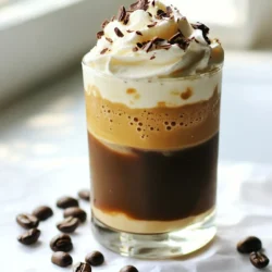 - 1 cup strong brewed espresso - 1 cup coconut milk (or alternative milk) - 1 tablespoon pure vanilla extract - 2 tablespoons unsweetened cocoa powder - 2 tablespoons pure maple syrup (or honey) - 1 tablespoon instant coffee granules - Whipped cream (for topping) - Dark chocolate shavings (for garnish) - Whole coffee beans (for garnish) This dessert-style Baileys Espresso Martini uses rich ingredients. You start with one cup of strong brewed espresso. It brings that bold coffee kick. Next, you add one cup of coconut milk. You can swap it for almond or whole milk if you wish. Then, we have pure vanilla extract. You need just one tablespoon to enhance the flavor. Two tablespoons of unsweetened cocoa powder add a chocolatey twist. For sweetness, use two tablespoons of pure maple syrup or honey. If you want even more coffee taste, include one tablespoon of instant coffee granules. They are optional but delicious! After mixing, top your drink with whipped cream. It adds a creamy layer. Finish with dark chocolate shavings and whole coffee beans. These make your drink look fancy and inviting. Each ingredient plays a role in creating a blissful treat. {{ingredient_image_2}} To brew strong espresso, start with fresh coffee beans. Use a good coffee grinder to get a fine grind. Aim for about 18-20 grams of coffee for a double shot. Add this to your espresso machine. Brew your coffee. Once done, let it cool to room temperature. If you want it cool fast, place it in the fridge for a few minutes. In a medium bowl, pour your cooled espresso. Add 1 cup of coconut milk or any milk you like. Next, mix in 1 tablespoon of pure vanilla extract. Now, add 2 tablespoons of unsweetened cocoa powder and 2 tablespoons of pure maple syrup. Whisk all the ingredients until they blend well. If you want more coffee flavor, dissolve 1 tablespoon of instant coffee granules in hot water and add it to the mix. Whisk again to combine fully. Grab a cocktail shaker and fill it halfway with ice. Carefully pour your espresso mixture into the shaker. Put the lid on and shake hard for about 15 to 20 seconds. This chills the drink and mixes it well. Now, strain the mixture into chilled dessert glasses, filling each about three-quarters full. Top with a dollop of whipped cream. For a nice touch, sprinkle dark chocolate shavings on top and add a couple of whole coffee beans. Enjoy your drink right away! To make your drink really pop, add instant coffee granules. This small step gives a big boost to the coffee taste. Just mix one tablespoon of instant coffee with hot water to dissolve it. Then, blend it into your espresso mix. It&rsquo;s easy and quick! The whipped cream on top makes your drink look great. To get fluffy whipped cream, use cold heavy cream. Whip it until soft peaks form. This gives a light texture that contrasts nicely with the rich drink. You can also sweeten it a bit with sugar or vanilla to enhance flavor. Using the right glass can make your dessert drink look fancy. I suggest using dessert glasses, like coupe glasses or small martini glasses. They are perfect for showing off the layers of your drink. Plus, they keep the drink cool longer. Pro Tips Use Fresh Ingredients: Always opt for freshly brewed espresso and high-quality cocoa powder to enhance the overall flavor of your drink. Chill Your Glasses: For an even more refreshing experience, chill your dessert glasses in the refrigerator beforehand. Experiment with Milk Alternatives: Try different types of milk, such as oat or soy milk, to find the perfect flavor combination that suits your taste. Garnish Creatively: Get creative with your toppings! Consider adding a dusting of cinnamon or a drizzle of chocolate sauce for an extra touch of decadence. {{image_4}} You can change the milk in this drink to fit your taste. I love using coconut milk. It adds a nice creamy texture and a hint of sweetness. Almond milk is another good choice. It gives a light nutty flavor. You can also use whole milk if you prefer a richer taste. Try different options to find your favorite! Want to add some twists? You can mix in flavored liqueurs or syrups. A splash of hazelnut or vanilla liqueur pairs well with coffee. You can also add a bit of chocolate syrup for extra sweetness. This makes the drink even more fun and tasty. Feel free to get creative and find new flavors you love! You can enjoy this drink without alcohol. To make a non-alcoholic version, just skip the liqueurs. Use flavored syrups or extracts to add taste. You can also use a coffee substitute like chicory. It gives you that coffee vibe without the caffeine. This way, everyone can enjoy this dessert treat! To store any leftover mixture, pour it into a clean, airtight container. You can keep it in the fridge for up to two days. Make sure to seal it well to keep the flavors fresh. If you need to reheat the mixture, do so slowly. Pour it into a pan over low heat. Stir it gently and heat until warm, but do not let it boil. This way, you keep the flavors intact. You can freeze the mixture for later use. Pour it into ice cube trays and freeze until solid. Once frozen, transfer the cubes to a freezer bag. This method allows you to use just what you need later on. When ready, thaw the cubes in the fridge overnight. The Espresso Martini began in the 1980s in London. A famous bartender named Dick Bradsell created it. He wanted to make a drink that gave energy and taste. He mixed vodka, coffee, and sugar to create a unique cocktail. It became popular in bars and restaurants. Now, many people enjoy it worldwide, both as a drink and in desserts. Yes, you can prepare this drink ahead of time. Brew the espresso and let it cool. Mix it with coconut milk and other ingredients. Store the mixture in the fridge for up to 24 hours. When you're ready, shake it with ice and serve. This makes it easy for parties or special events. If you don&rsquo;t have espresso, you can use strong brewed coffee. Brew it with double the coffee grounds to get a bold flavor. You can also try cold brew coffee for a smooth taste. Instant coffee granules are another option. Just dissolve them in hot water and mix them in. This guide covered everything you need to make a perfect Baileys Espresso Martini. We discussed the main and optional ingredients, with tips for brewing and presenting your drink. I shared variations for different tastes and ways to store your mixture. Remember, you can adjust flavors or make it alcohol-free if desired. This fun cocktail is sure to impress. Enjoy making it for yourself or friends!
