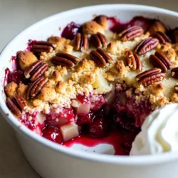 - 1 can (21 oz) cherry pie filling - 1 can (15 oz) crushed pineapple, undrained - 1 box (15.25 oz) yellow cake mix - 1 cup unsalted butter, melted (2 sticks) - 1 cup chopped pecans (optional) The main ingredients are simple. The cherry pie filling gives sweetness and tartness. The crushed pineapple adds moisture and a tropical taste. The yellow cake mix is the base. It creates a fluffy and rich texture when baked. The melted unsalted butter binds everything together. If you want extra crunch, use chopped pecans. - 1 teaspoon ground cinnamon - 1 teaspoon vanilla extract Flavor enhancers are key to a great taste. Ground cinnamon brings warmth and spice. It adds depth to the sweet fruit. Vanilla extract adds a lovely aroma and sweetness. Together, they elevate the cake's flavor. - Whipped cream - Vanilla ice cream Serving suggestions make your dessert special. Whipped cream adds creaminess and lightness. It complements the fruity flavors well. Vanilla ice cream is another great option. It melts into the warm cake and adds a rich taste. Both options make this dessert even more delightful! {{ingredient_image_2}} 1. First, preheat your oven to 350&deg;F (175&deg;C). This gets it nice and hot for baking. 2. Next, take a 9x13 inch baking pan and spread the cherry pie filling evenly on the bottom. This will be the sweet base of your cake. 1. Now, pour the can of crushed pineapple over the cherry filling. Make sure to include all the juices. This adds great flavor and moisture. 1. In a medium bowl, mix the yellow cake mix with ground cinnamon and vanilla extract. This will add depth to your cake. 2. Carefully sprinkle the cake mixture over the fruit layers in the pan. Cover the fruit completely. 3. Drizzle the melted butter on top of the cake mix. Do not stir it. This helps create a nice crumbly top as it bakes. 4. If you want, scatter the chopped pecans on top for added crunch and flavor. 5. Place the pan in the oven and bake for 45-50 minutes. Look for a golden brown top and bubbling edges. 6. Once it's done, take the cake out and let it cool for a bit. This makes it easier to serve and lets the flavors settle. Adjusting baking time is key. Ovens can vary, so start checking at 40 minutes. The top should be golden brown. If it needs more time, check every five minutes. This way, you avoid overbaking. To ensure an even layer, spread the cherry filling first. This makes a strong base. Next, add the crushed pineapple evenly. The cake mix should cover the fruit entirely. This helps it bake evenly and keeps the flavors balanced. Adding spices can make your dump cake shine. Consider a pinch of nutmeg along with the cinnamon. This adds warmth and depth to the flavor. For toppings, think beyond whipped cream. Try crushed cookies or chocolate chips. They can add a fun twist. You can also use fresh fruit like sliced strawberries or bananas. These add freshness and a pop of color to the dessert. One-pan convenience is a huge win. You only need one baking dish, which makes cleanup easy. Just let the pan soak after serving. Using parchment paper can save time, too. Line your pan before adding the fruit. This helps the cake lift out easily. It also keeps the pan clean. You can then enjoy your treat without the fuss of scrubbing! Pro Tips Use Fresh Ingredients: Opt for fresh cherries and pineapples when in season for a more vibrant flavor profile in your cake. Mix It Up: Experiment with different nuts like walnuts or almonds for a unique twist on the topping. Serve It Warm: This cake is best enjoyed warm, so consider serving it straight from the oven for the ultimate experience. Storage Tips: Store any leftovers in an airtight container in the fridge, and reheat before serving to maintain its deliciousness. {{image_4}} Using different fruits can change the taste of your one-pan dump cake. Here are a few delicious options: - Peach dump cake: Use canned peach slices instead of cherries. The sweet and juicy peaches will give a lovely flavor. - Berry dump cake: Mix in blueberries, strawberries, or raspberries. Fresh or frozen berries work well and add a nice tartness. You can switch up the cake mix for more flavor. Here are some ideas: - Gluten-free options: Use a gluten-free cake mix. This allows those with gluten issues to enjoy the dessert. - Flavor-specific cake mixes: Try chocolate or lemon cake mix. These unique flavors can create a fun twist. You can adapt this dessert to fit different diets. Here&rsquo;s how: - Vegan substitutions: Replace the butter with coconut oil or vegan butter. Use plant-based whipped cream for serving. - Nut-free variations: Omit the pecans. This makes the dessert safe for those with nut allergies. These variations allow you to customize your dump cake to fit your taste and dietary needs. Enjoy experimenting! To keep your one-pan dump cake fresh, follow these simple steps: - Let the cake cool completely before storing. - Use an airtight container to avoid moisture loss. - If you don&rsquo;t have one, cover the pan tightly with plastic wrap or foil. - Store in the fridge for up to 4 days. This helps keep the flavors intact and the cake moist. When it&rsquo;s time to enjoy leftovers, reheating is key: - For the microwave, place a piece of cake on a plate. Heat for 20-30 seconds. Check if it&rsquo;s warm enough. - For the oven, preheat to 350&deg;F (175&deg;C). Place the cake in a baking dish. Heat for about 10-15 minutes. This method keeps the texture nice and crumbly. Want to save some for later? Here&rsquo;s how to freeze it: - Cut the dump cake into pieces. This makes it easier to thaw later. - Wrap each piece in plastic wrap and then in foil. Label with the date. - Freeze for up to 3 months for the best taste. When you&rsquo;re ready to enjoy, thaw it in the fridge overnight. You can also reheat it from frozen in the oven, but it may take longer to warm through. What is dump cake? Dump cake is a simple dessert made by layering fruit and cake mix. You pour fillings like cherry pie and crushed pineapple in a pan, top with cake mix, and drizzle melted butter. It bakes into a warm, gooey treat. It&rsquo;s called "dump" because you just dump everything in. Can I make dump cake ahead of time? Yes, you can prepare it ahead. Just layer the ingredients in your pan, but do not bake it. Cover it with plastic wrap and store it in the fridge. When ready, bake it fresh. This keeps it tasty and warm for serving. What goes well with dump cake? Dump cake pairs well with whipped cream or vanilla ice cream. The cool creaminess balances the warm cake. You can also serve it with a sprinkle of nuts for extra crunch. Can I add ice cream on top? Definitely! Ice cream adds a rich and creamy touch. The warm dump cake melts the ice cream slightly, making each bite even better. It&rsquo;s a match made in dessert heaven. Can I use fresh fruit instead of canned? Yes, you can use fresh fruit. Fresh cherries or pineapple work great. Just make sure to add some sugar to sweeten the fruit. This keeps the flavor bright and fresh. What if I don&rsquo;t have pecans? If you don&rsquo;t have pecans, no problem! You can leave them out or use walnuts or almonds instead. You can also skip nuts for a nut-free version. The cake will still taste great without them. This article covered how to make a delicious dump cake using simple ingredients. We explored the main ingredients like cherry pie filling and yellow cake mix and flavor enhancers such as vanilla. You learned step-by-step instructions for preparation and baking. Tips helped you perfect your cake and even suggested variations. Now, you can create a tasty dessert that fits your needs. With these clear steps, you&rsquo;re ready to impress friends and family with your dump cake skills. Enjoy your baking!